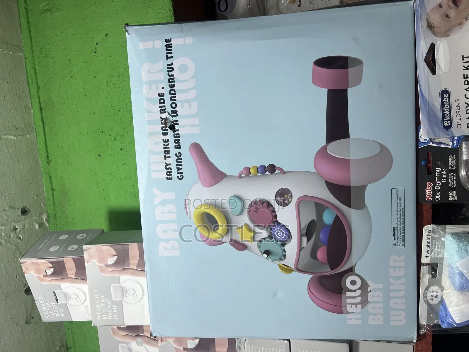 2 in 1 Baby Sit-to-Stand Walking Learning Trolley With Music
