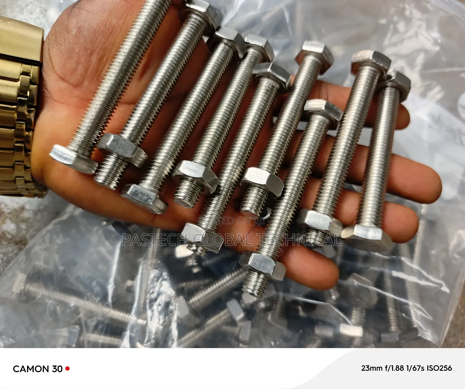 S.S.Unf Hex Head Bolt M12x90mm