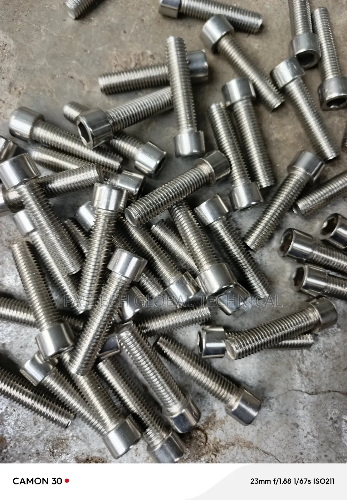 S.S. Allen Head Bolts Unf M12x40mm