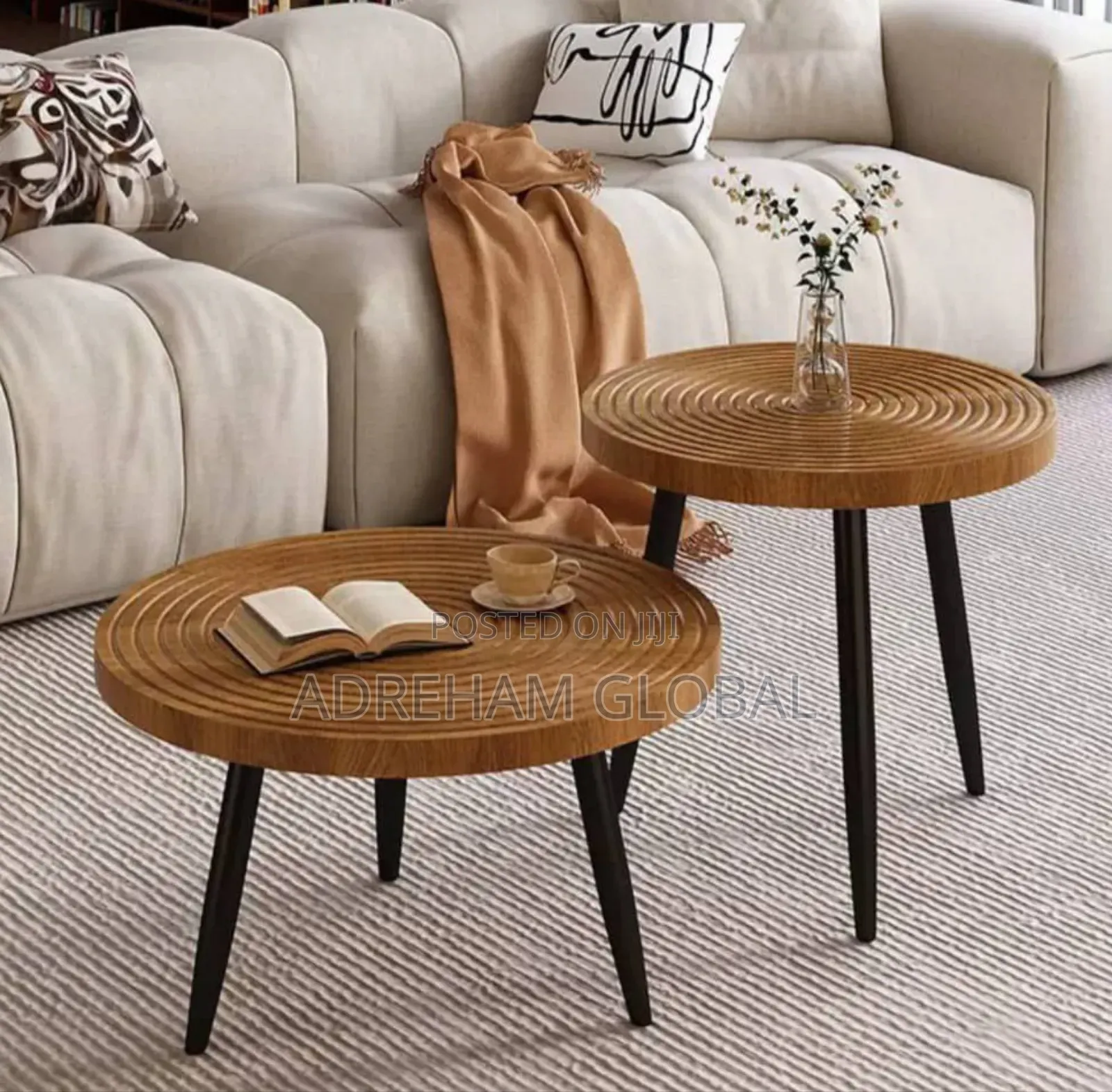 Double Luxury Living Room Office Center Table 70cm 50cm