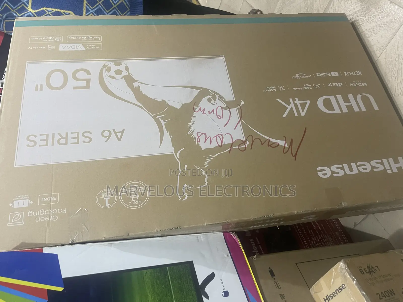 Brand New Original Hisense 50 Full Hd Framless Smart Television