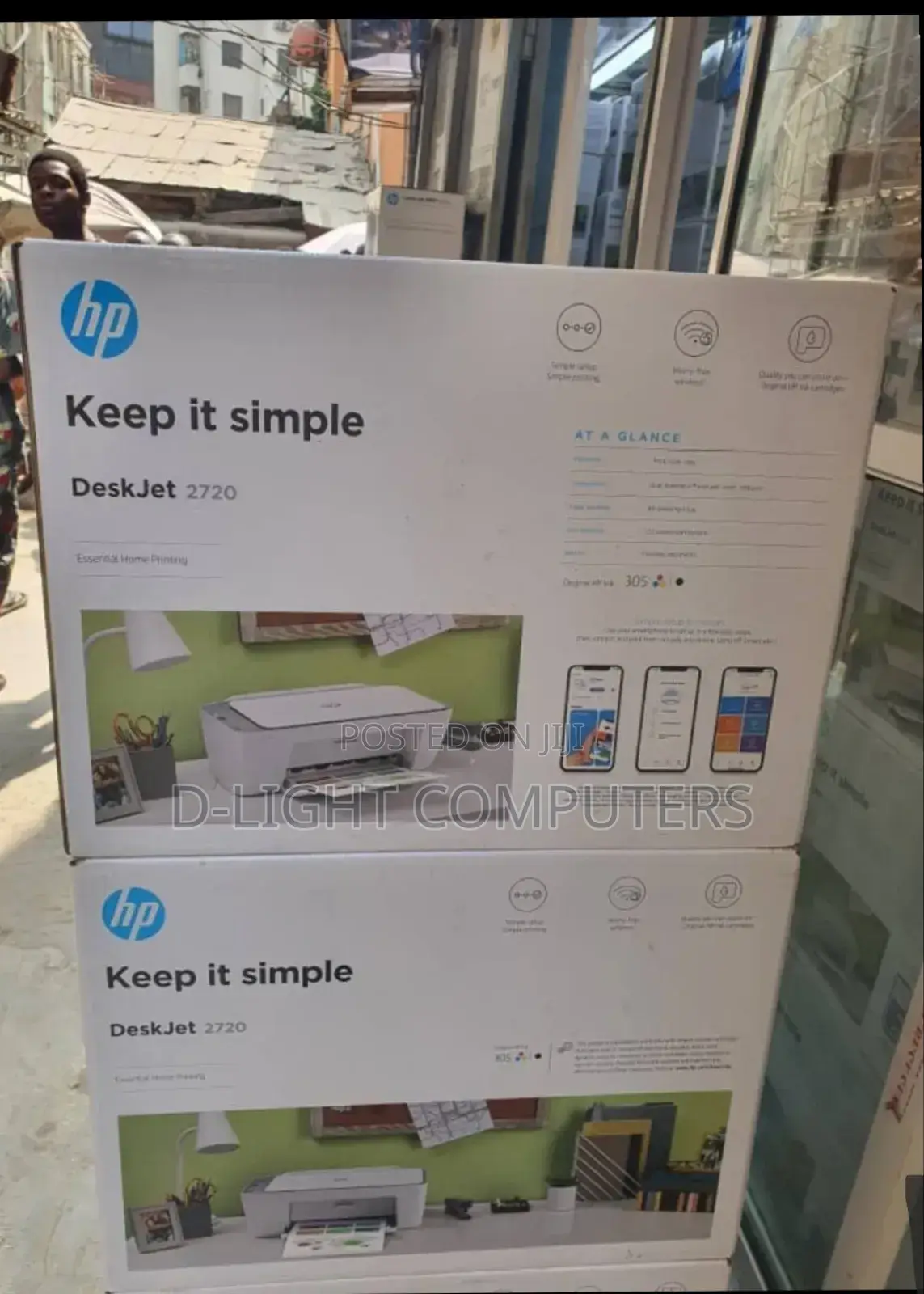 HP Deskjet 2720 All-in-One Printer (3xv18b)