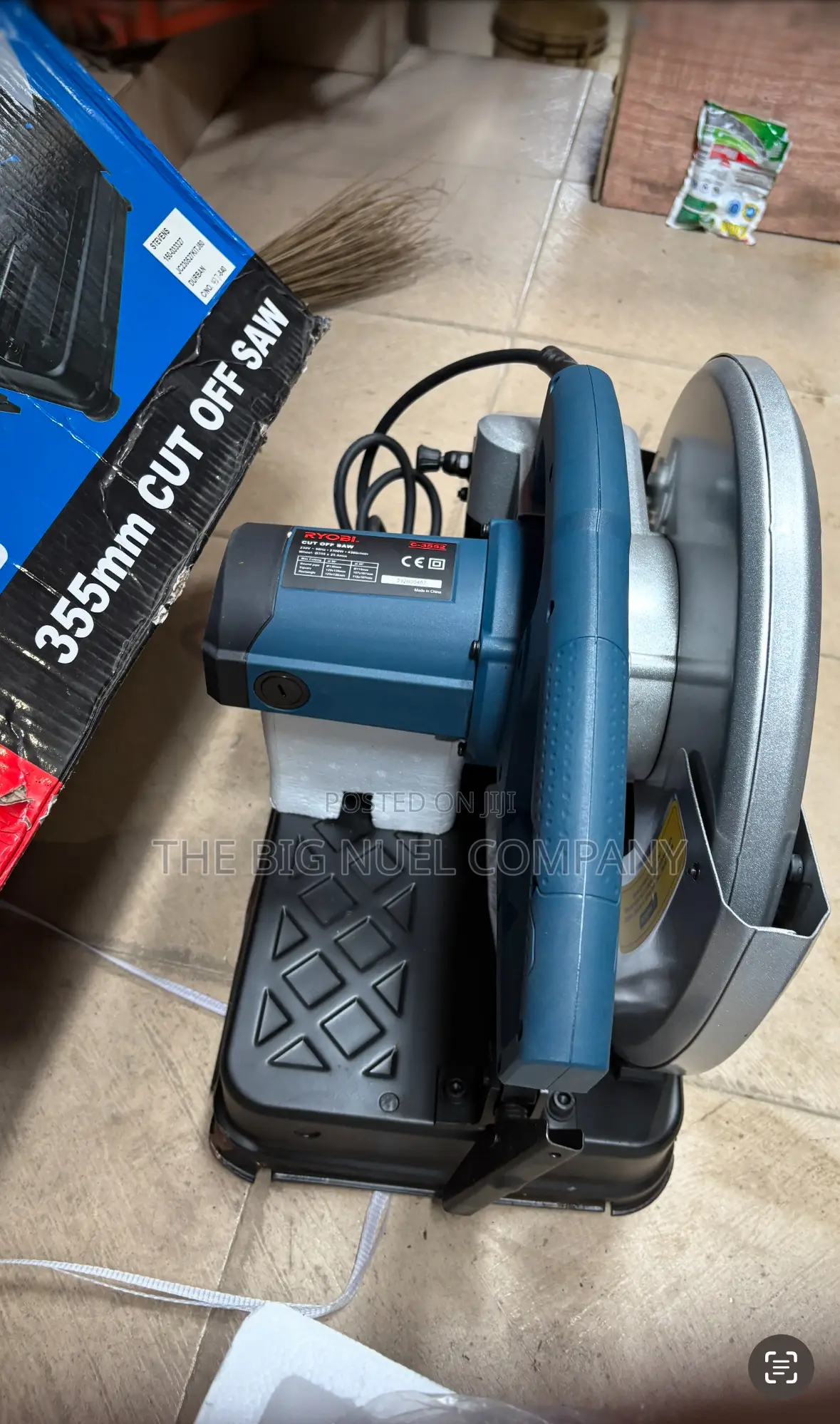 Strong Ryobi Cut Off Saw Machine With Angle Adjustment