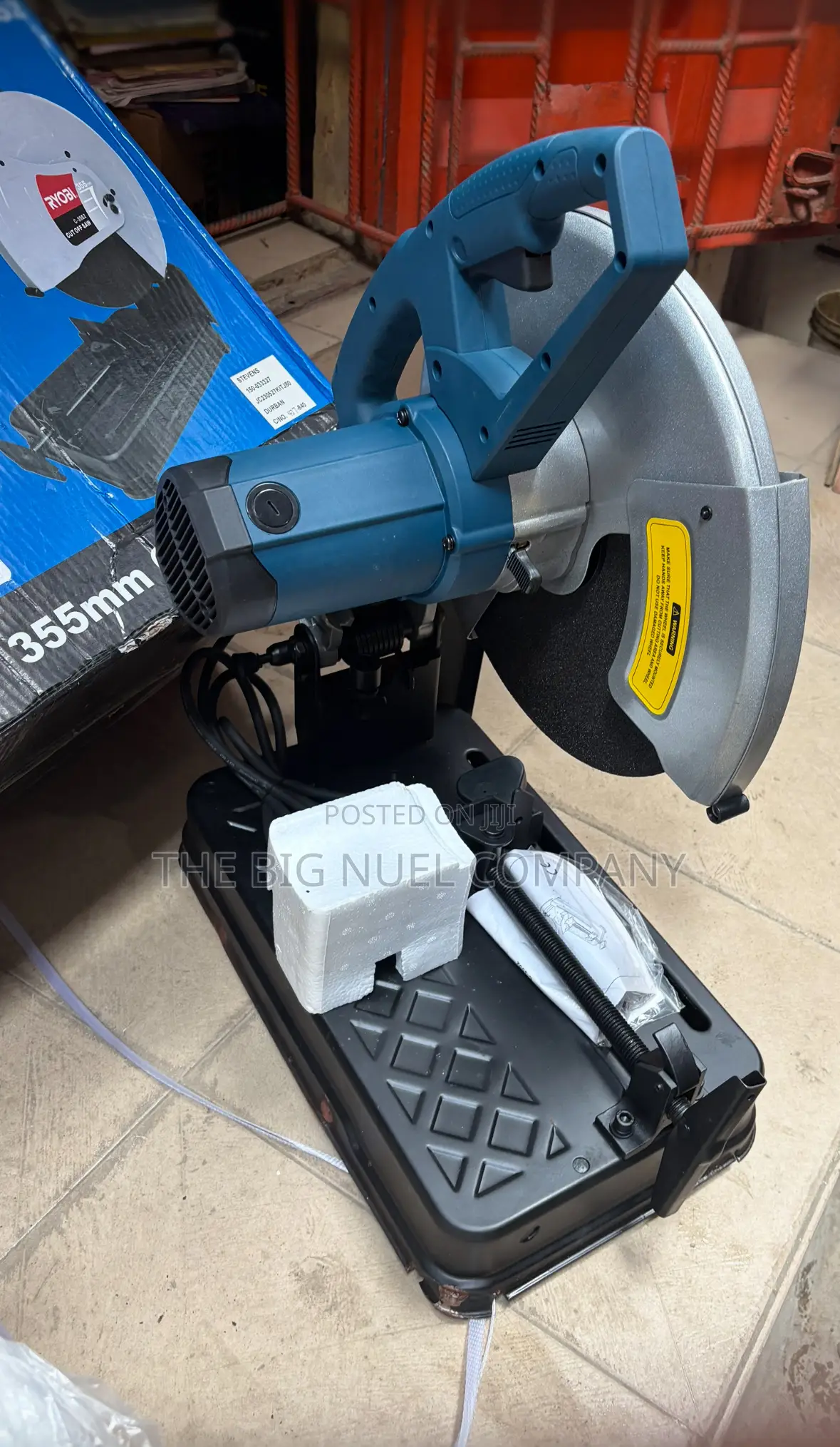 Strong Ryobi Cut Off Saw Machine With Angle Adjustment