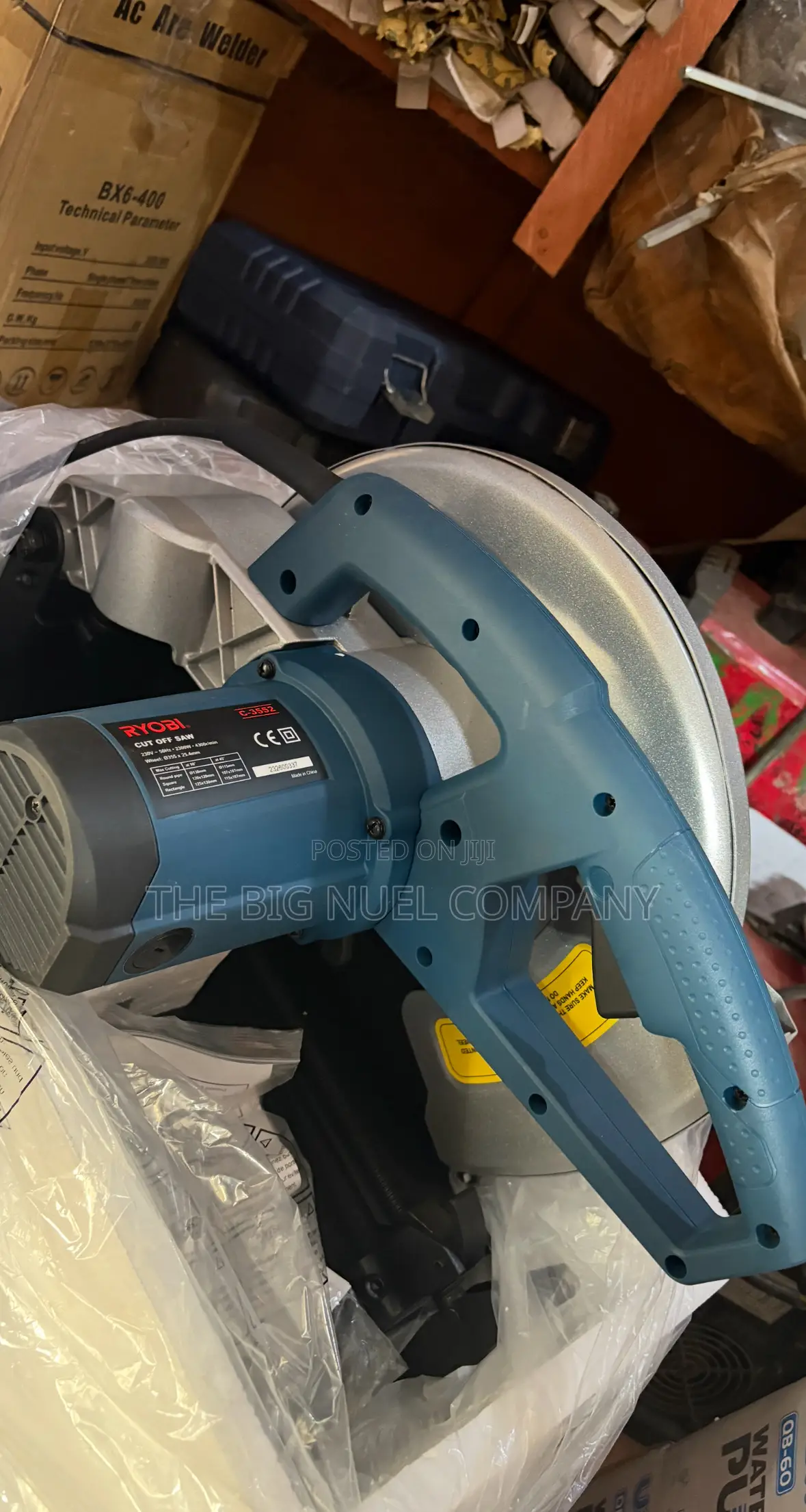 Strong Ryobi Cut Off Saw Machine With Angle Adjustment