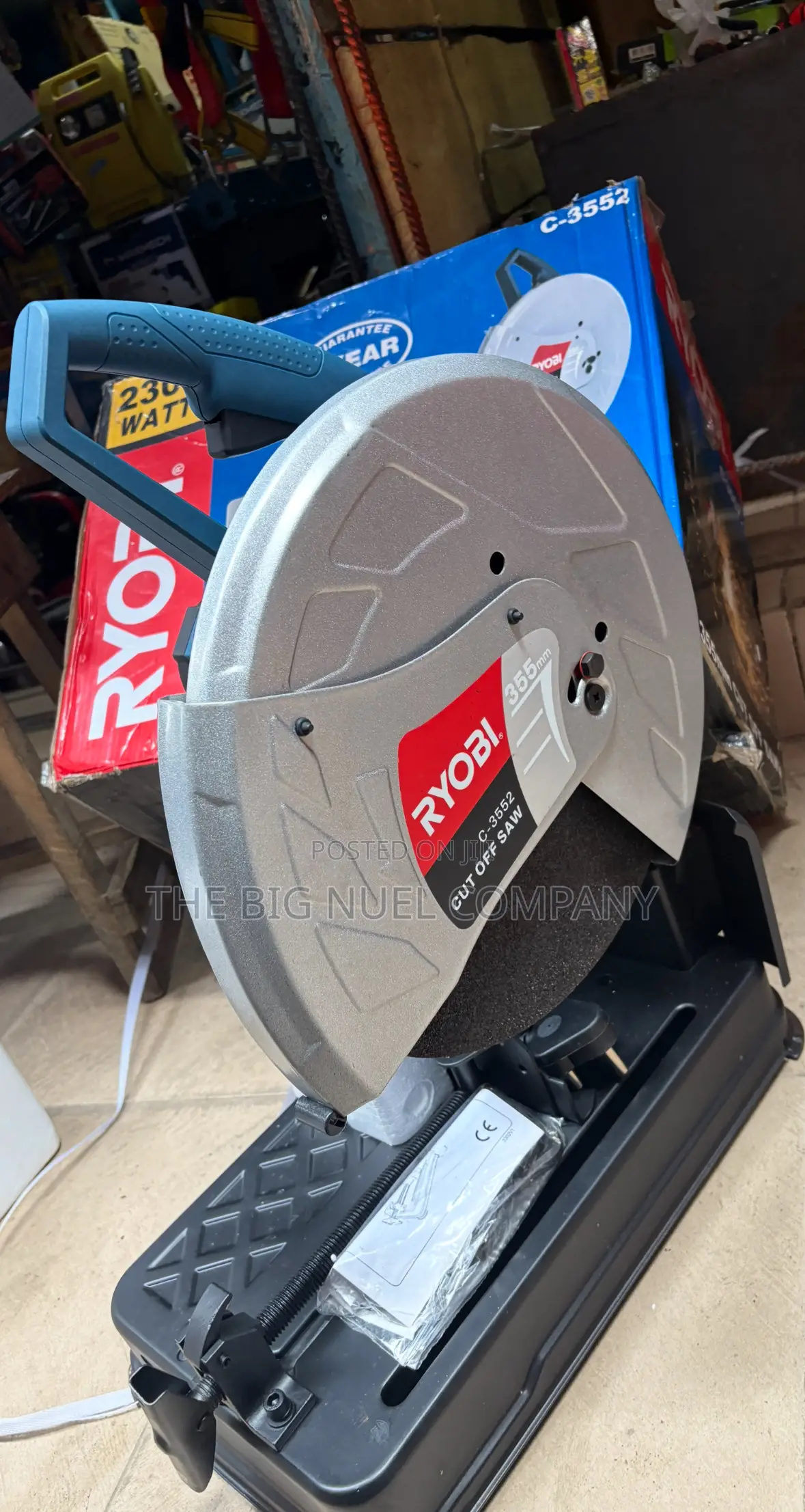 Strong Ryobi Cut Off Saw Machine With Angle Adjustment
