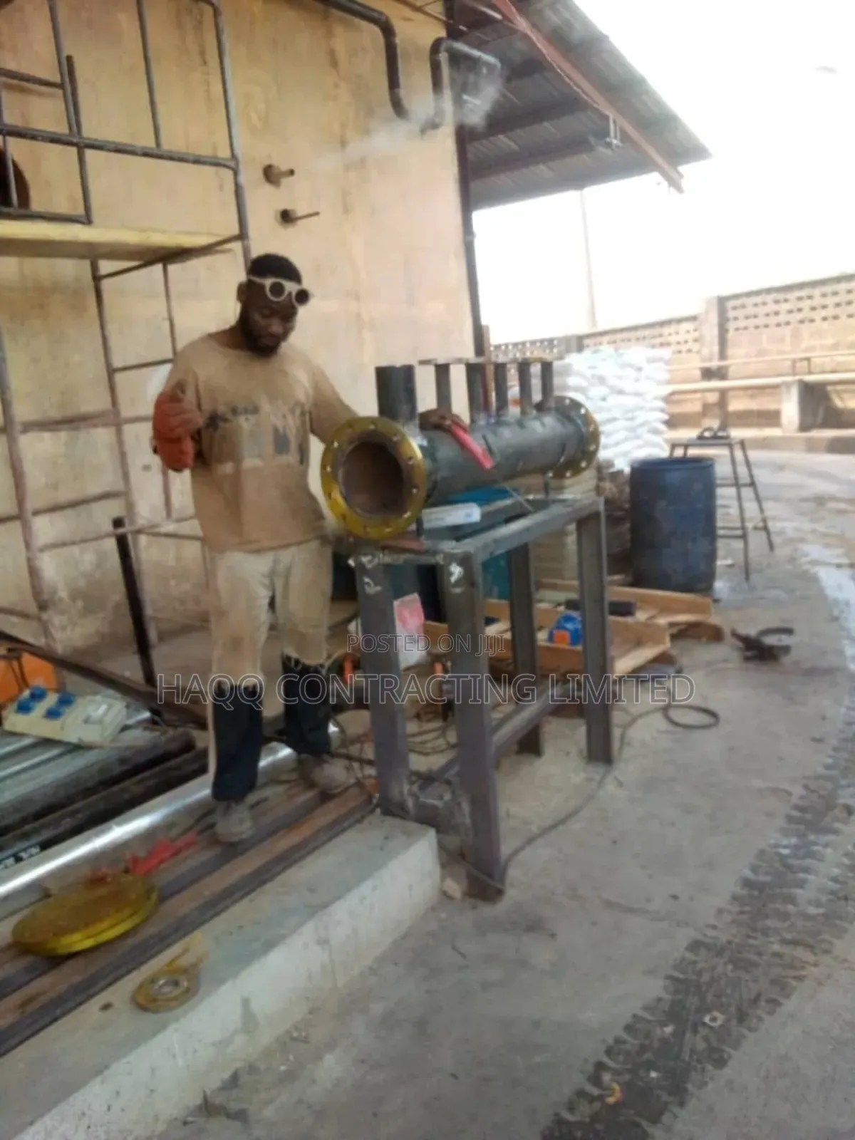 Industrial Piping, Sprinkler, Boiler Fabrication and Set Up