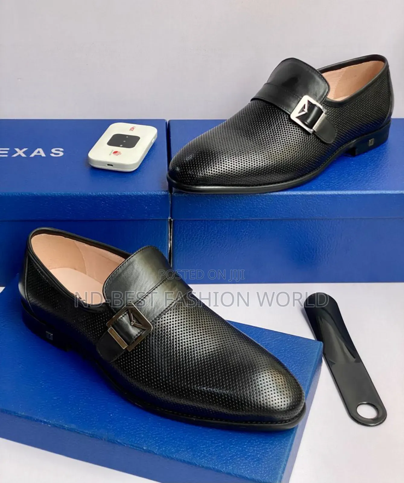 Quality Luxury Black Leather Shoe
