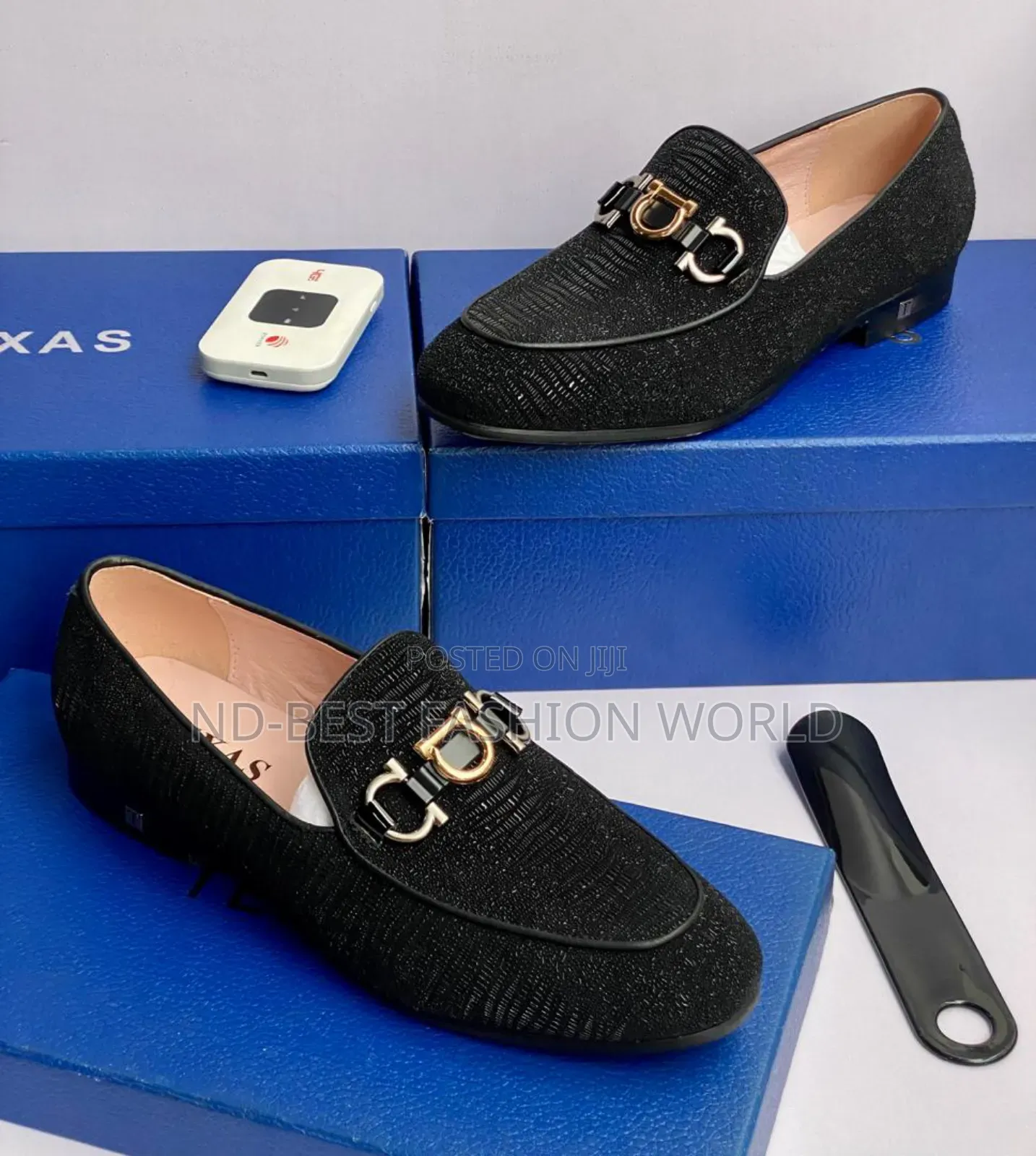 Quality Luxury Black Leather Shoe
