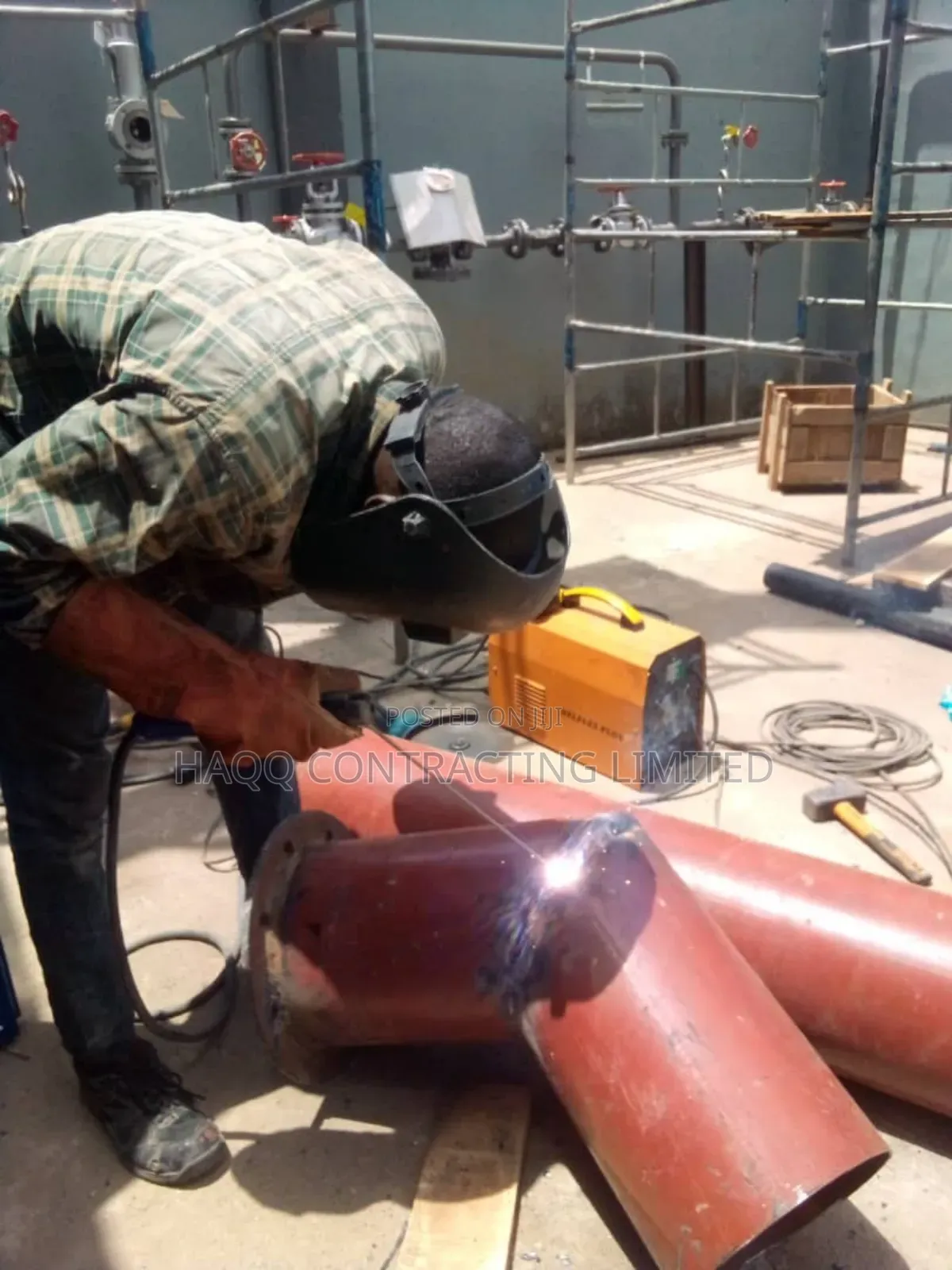 Chimney, Boiler, Fabrication, and Installaion