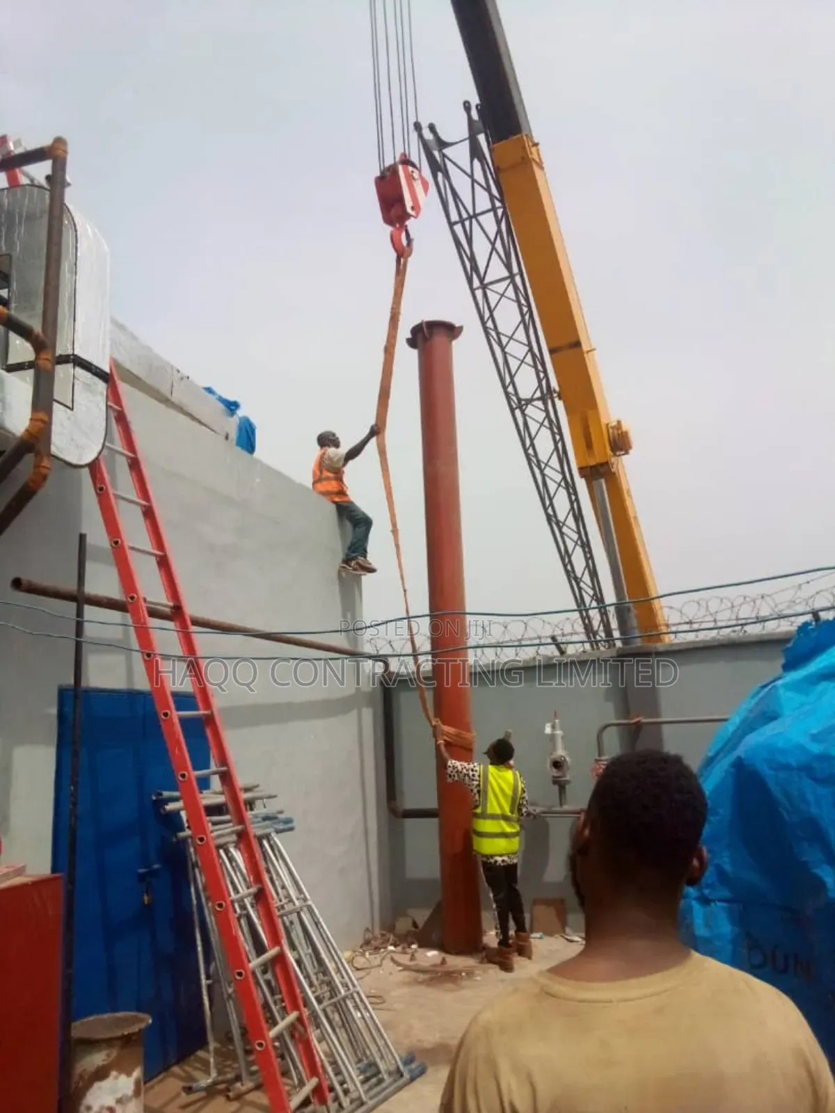 Chimney, Boiler, Fabrication, and Installaion