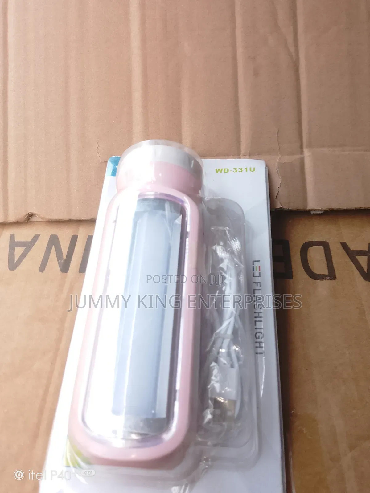 Kamisafe Rechargeable Torchlight With Side Light-(Usb Charg
