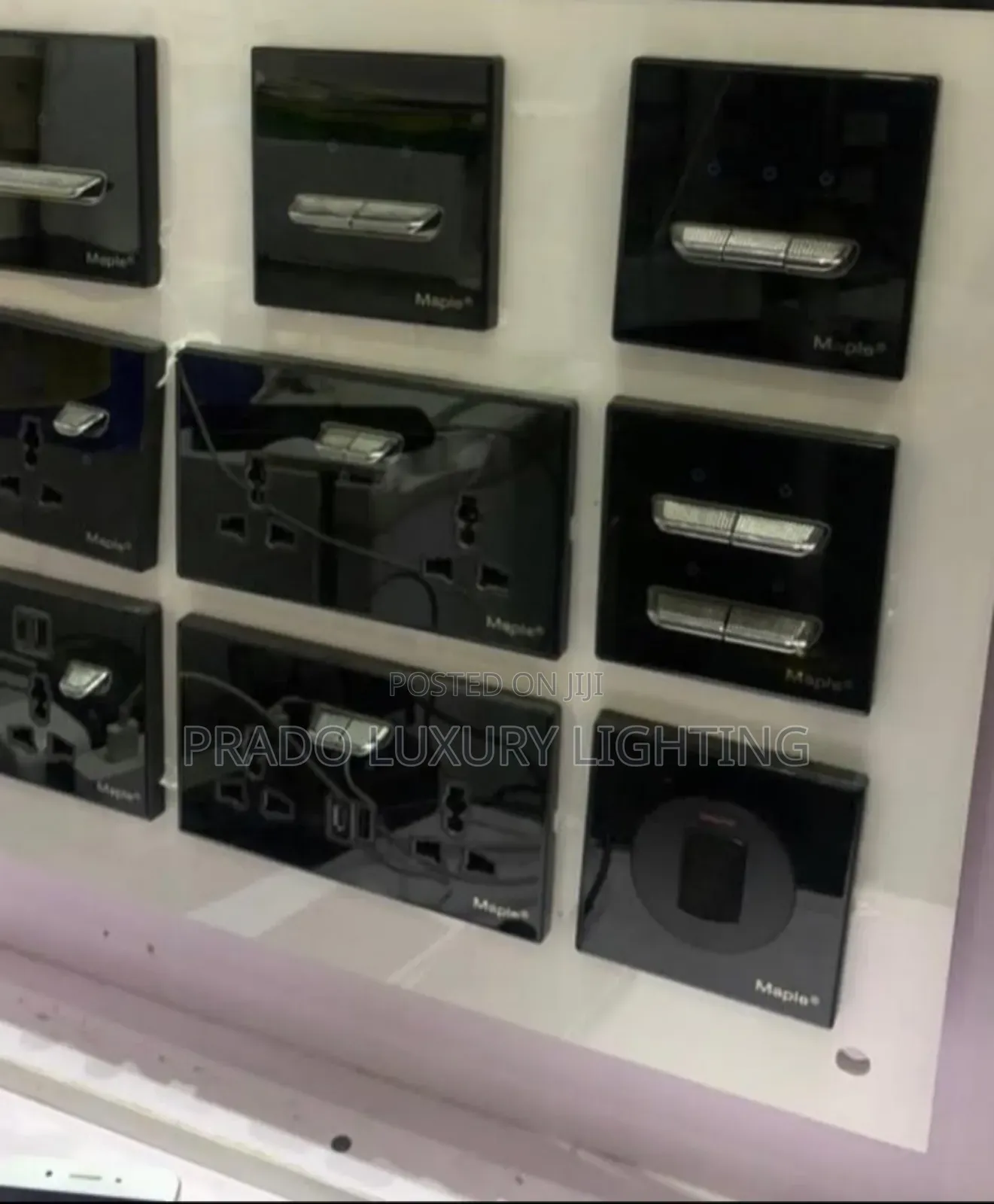 Maple Switches and Sockets