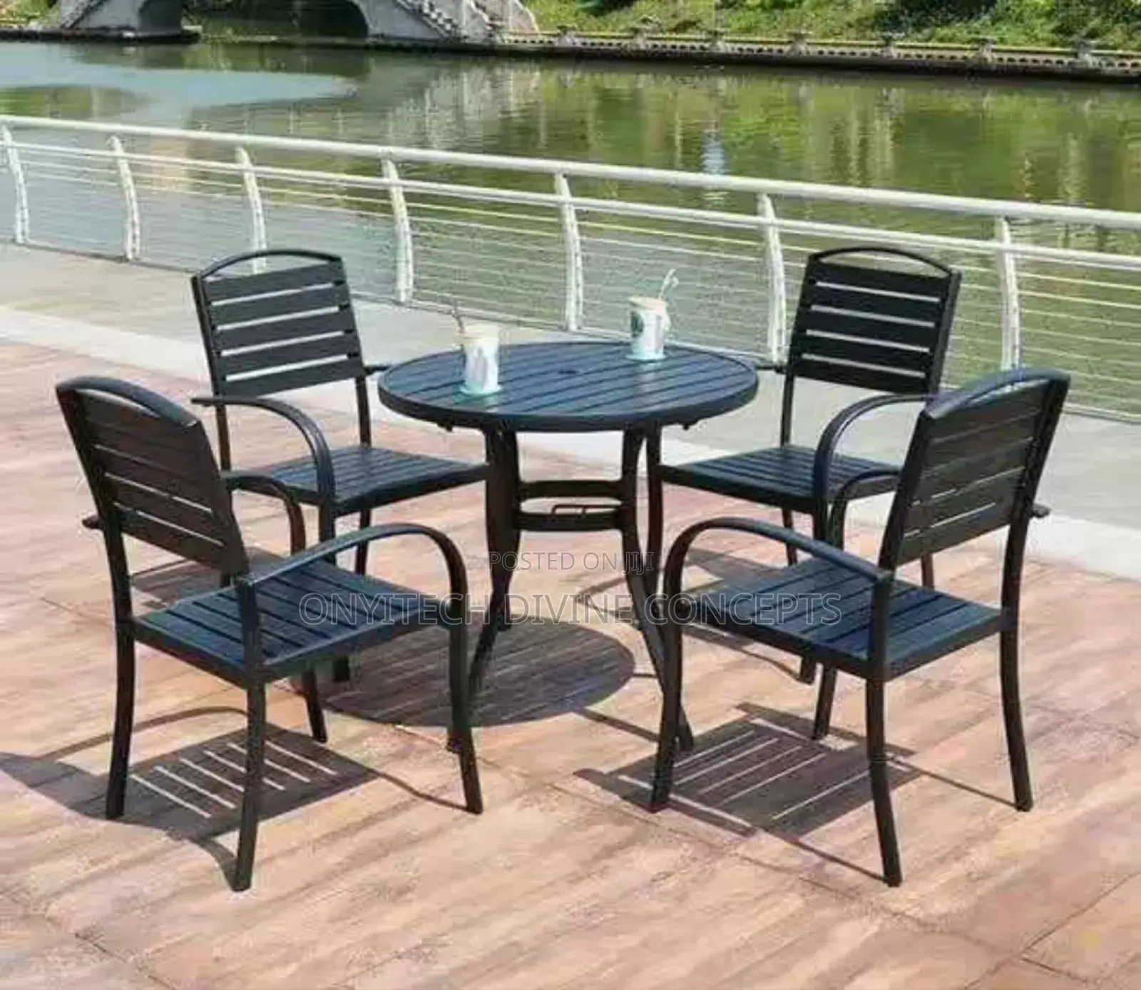 Outdoor Chair Set Multicoloured