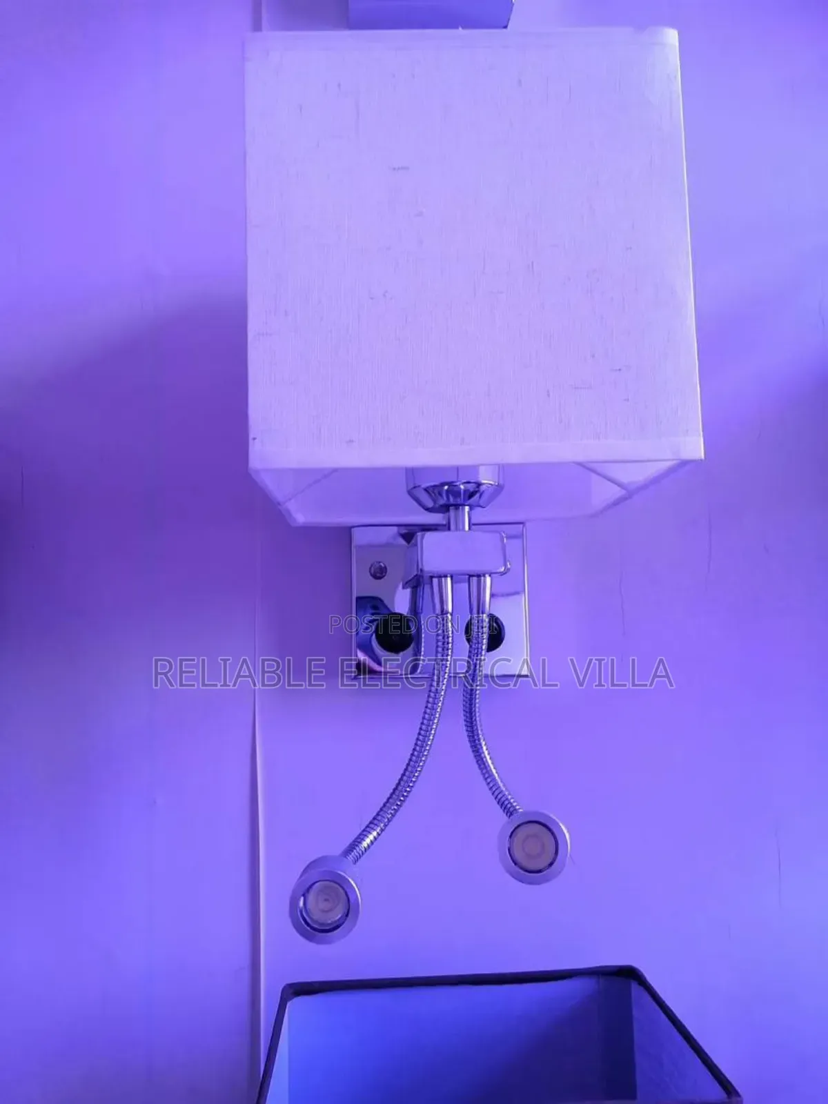 Bed Side Lamp With Double Pointer Light