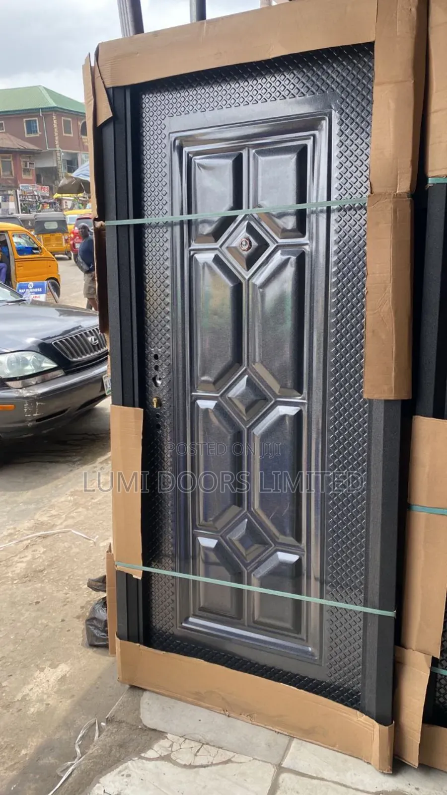 Security Steel Door With Design