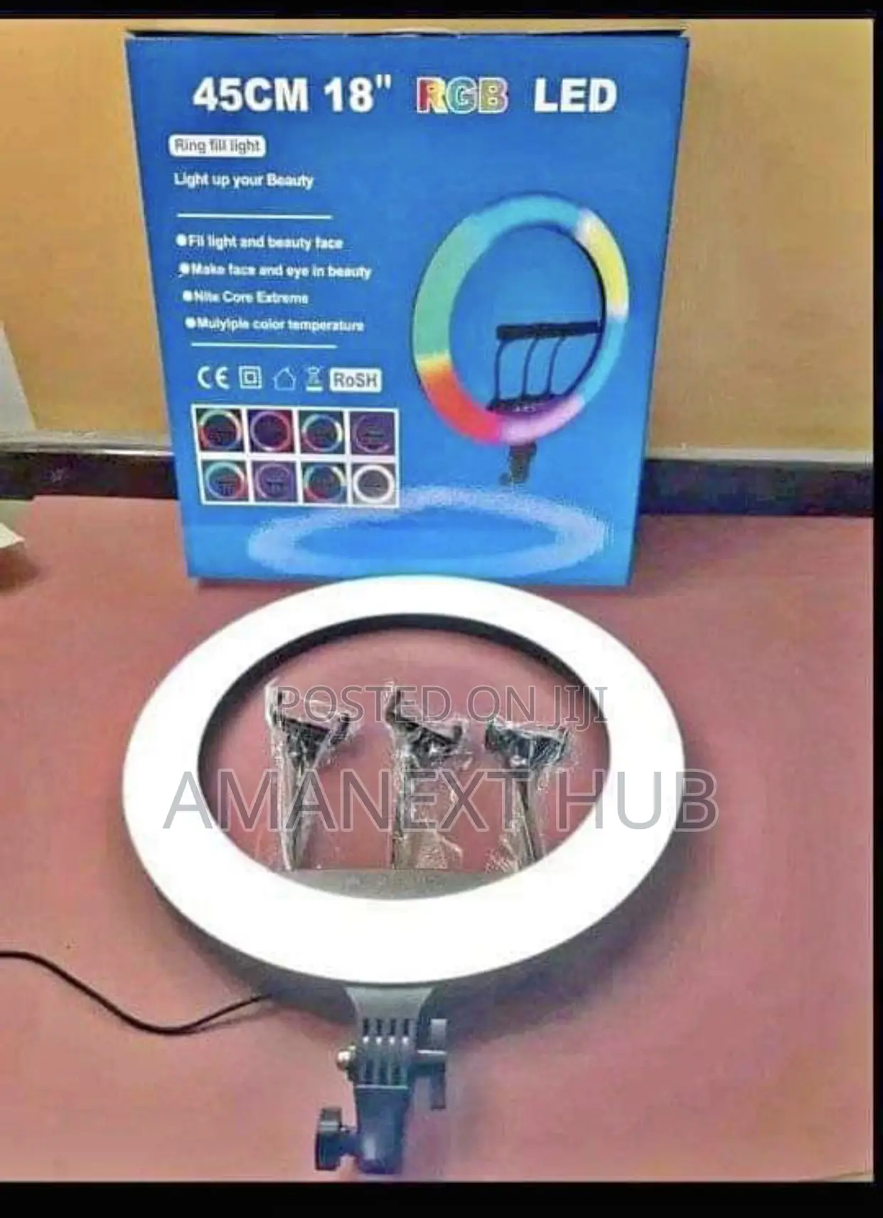 18inches RGB Ringlight With Stand
