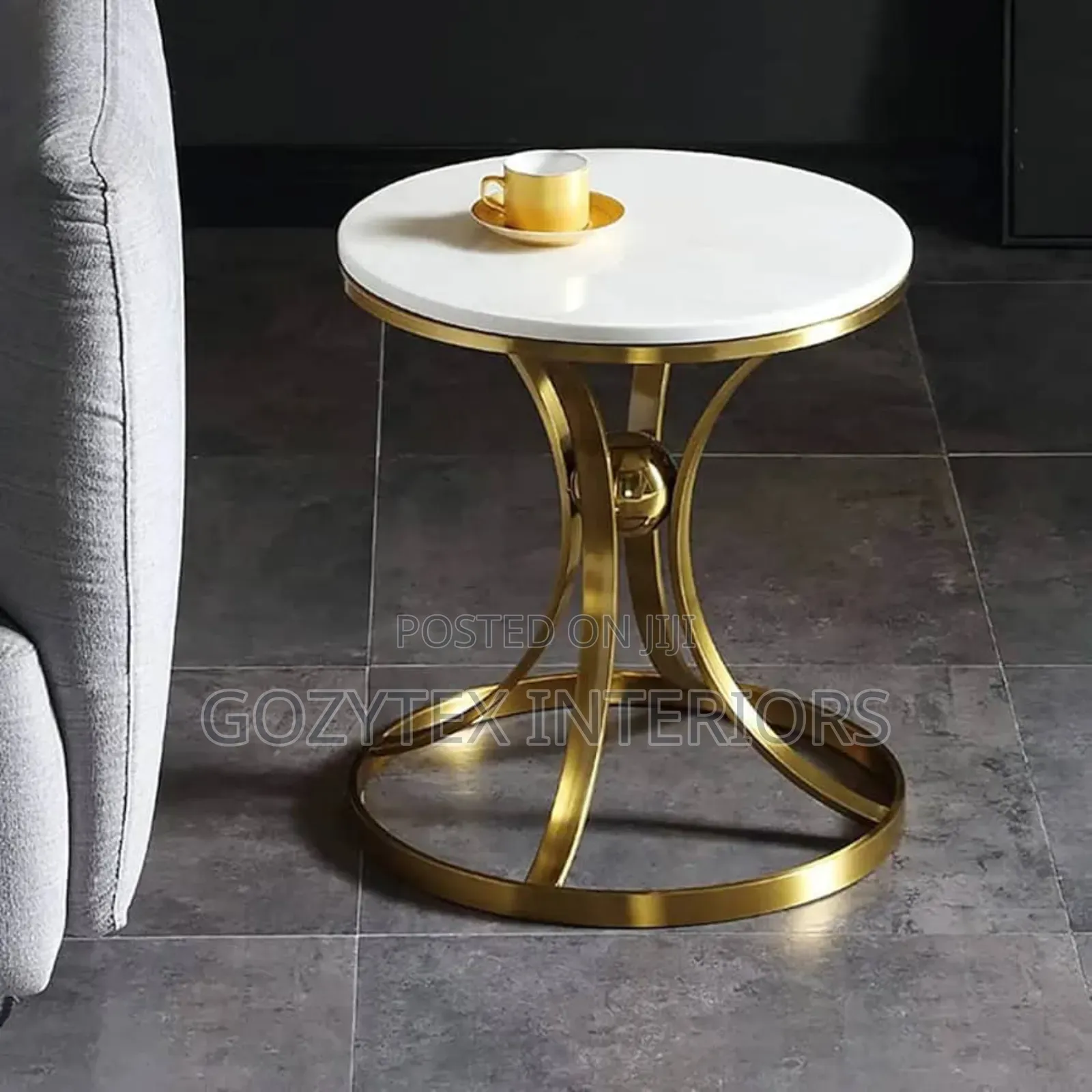 Marble Side Stool