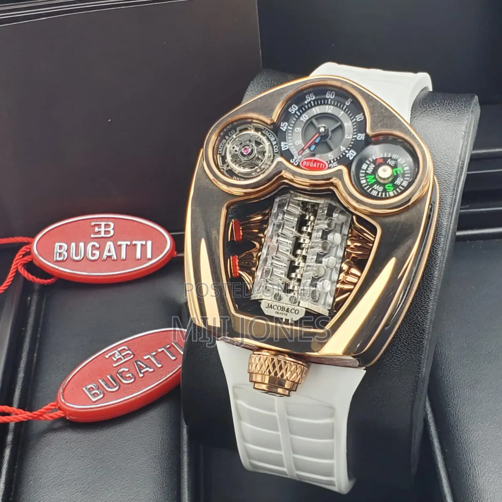 Jacobs Co for Bugatti, Men Sports Watch