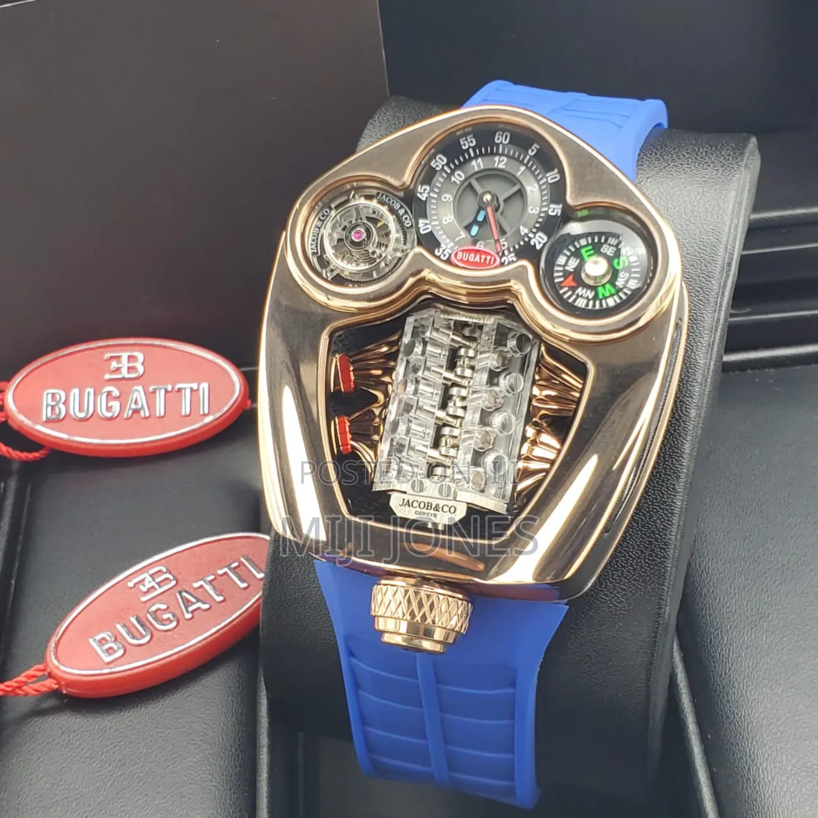 Jacobs Co for Bugatti, Men Sports Watch