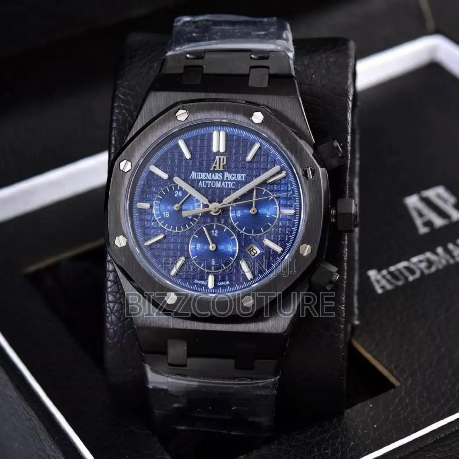 Original Audemars Piguet Black Stainless Steel Watch