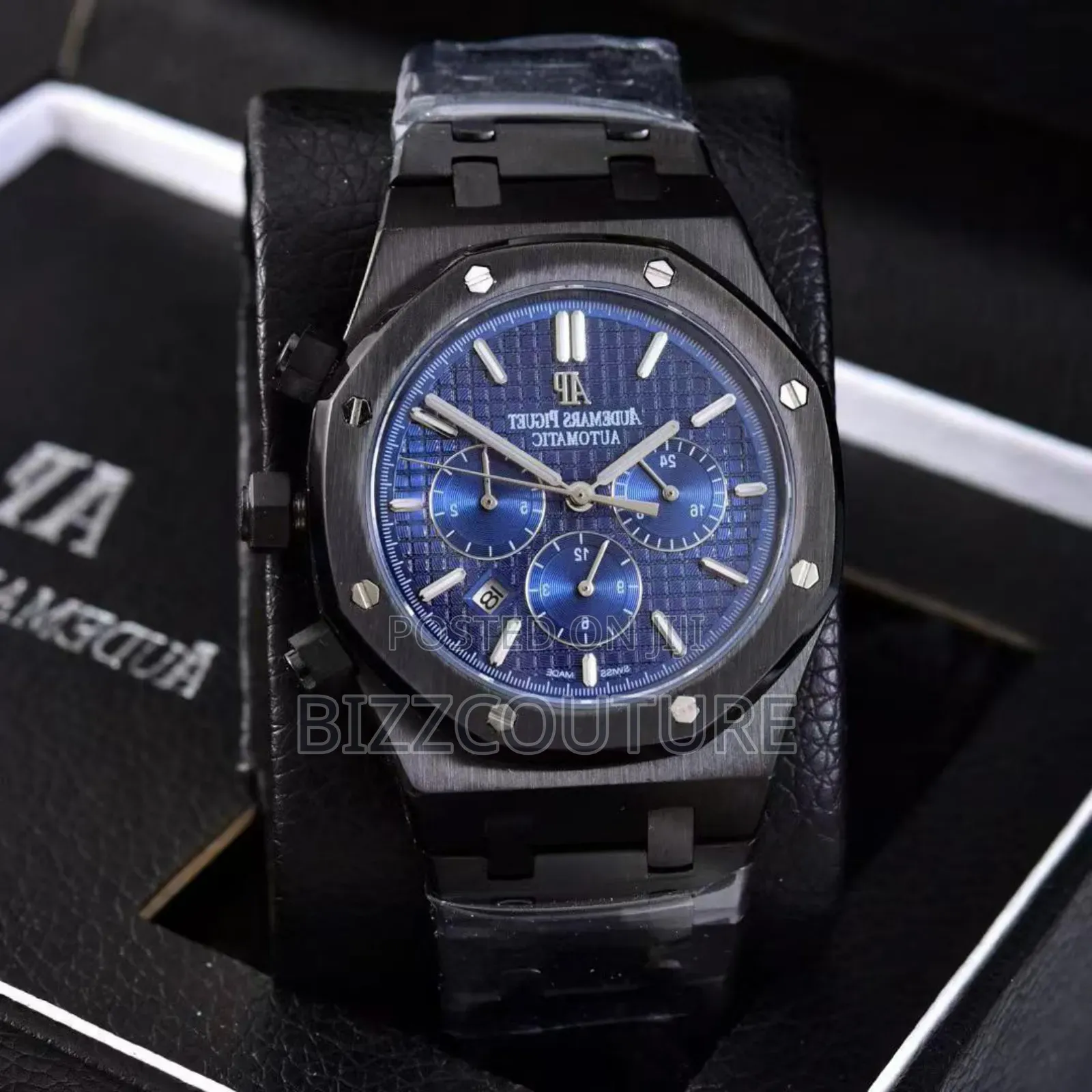 Original Audemars Piguet Black Stainless Steel Watch