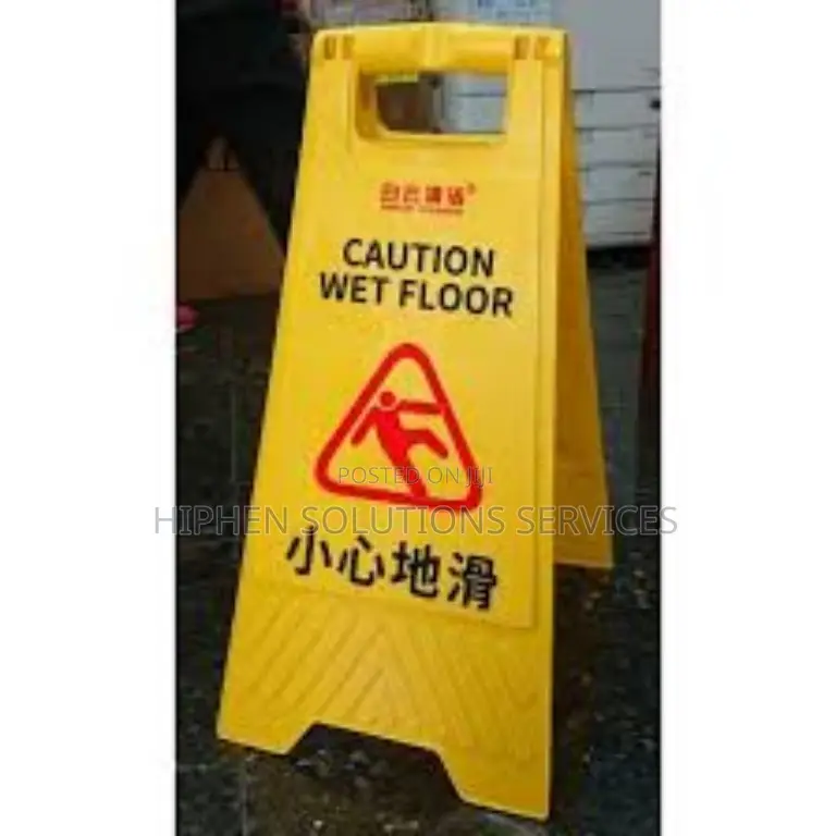 Wet Floor Sign Caution Safety For Home Office Pedestrian