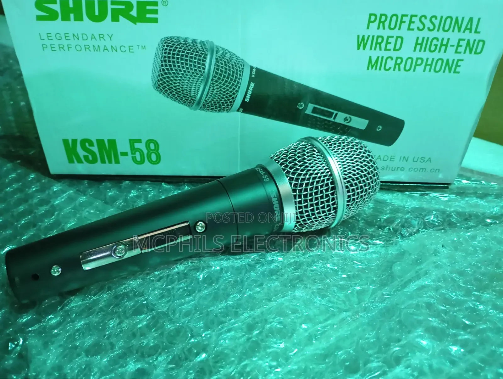 Shure Cardioid Cord Mic Ksm-58