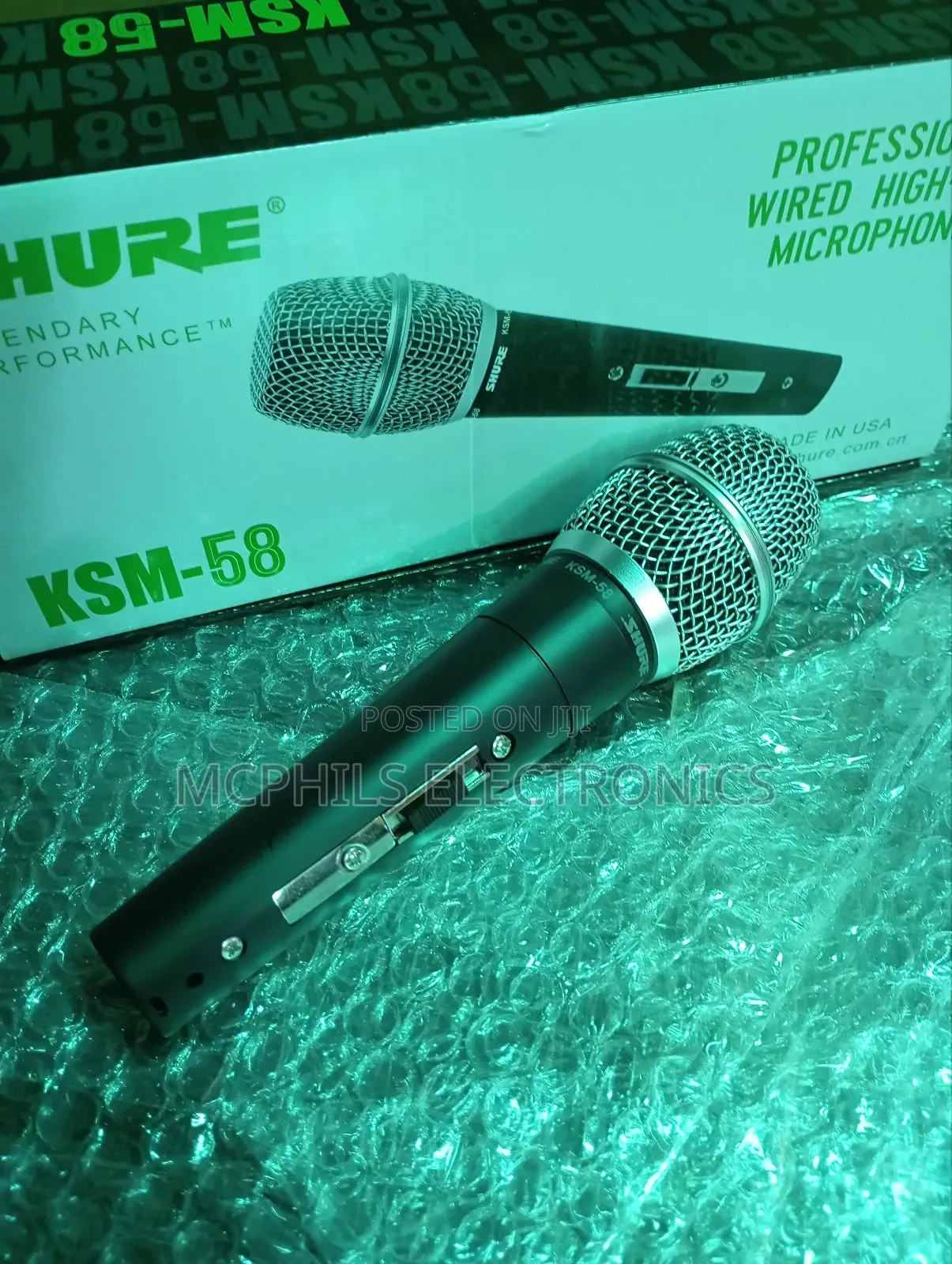 Shure Cardioid Cord Mic Ksm-58