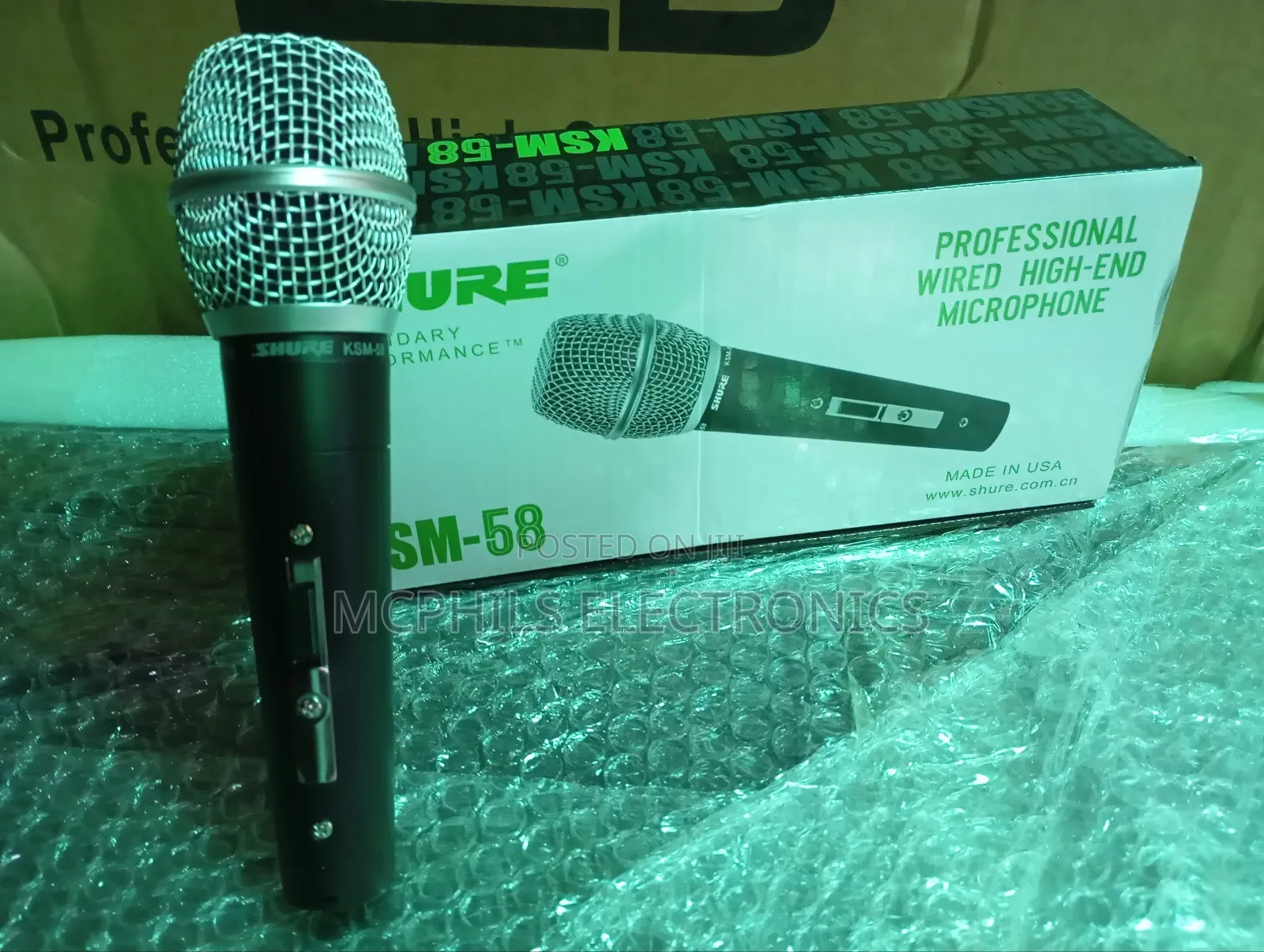 Shure Cardioid Cord Mic Ksm-58