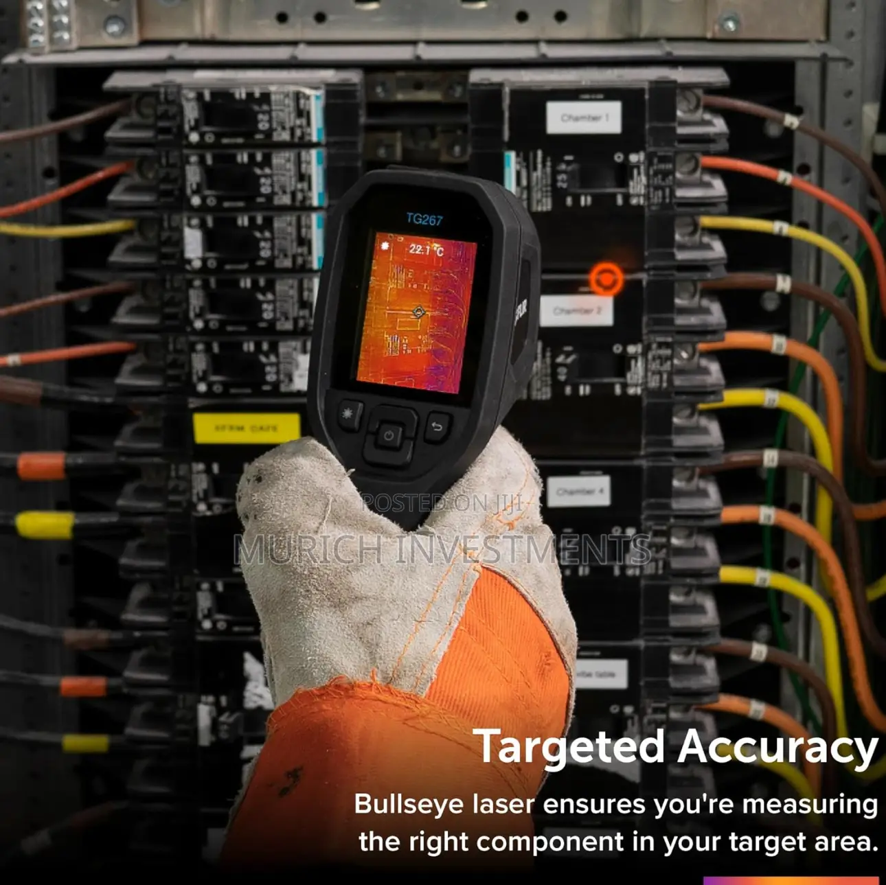 Flir Tg267 Thermal Imaging Camera With Bullseye Laser