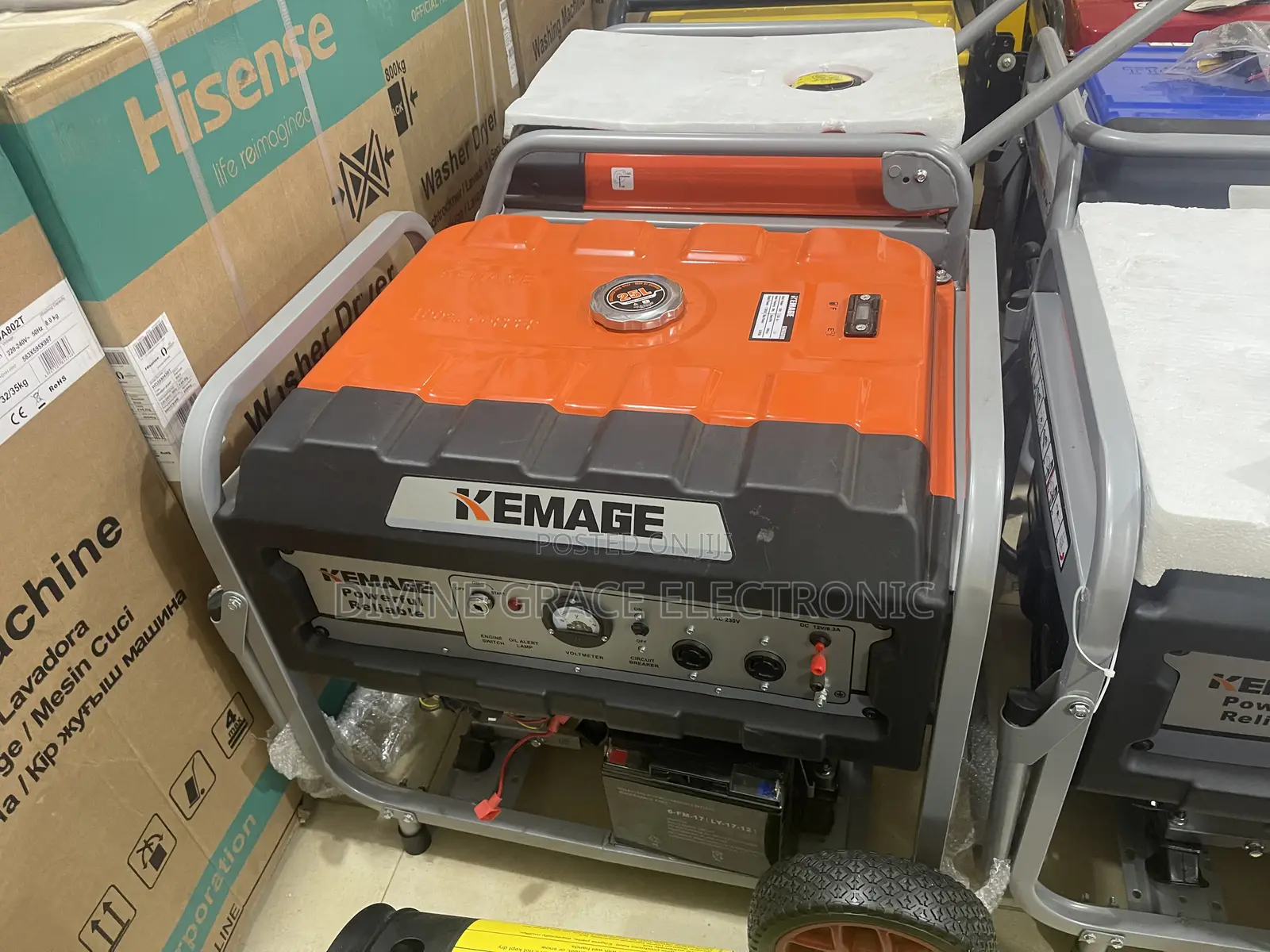 Factory Fresh Zero Usage 13kva Kemage Petrol Generator