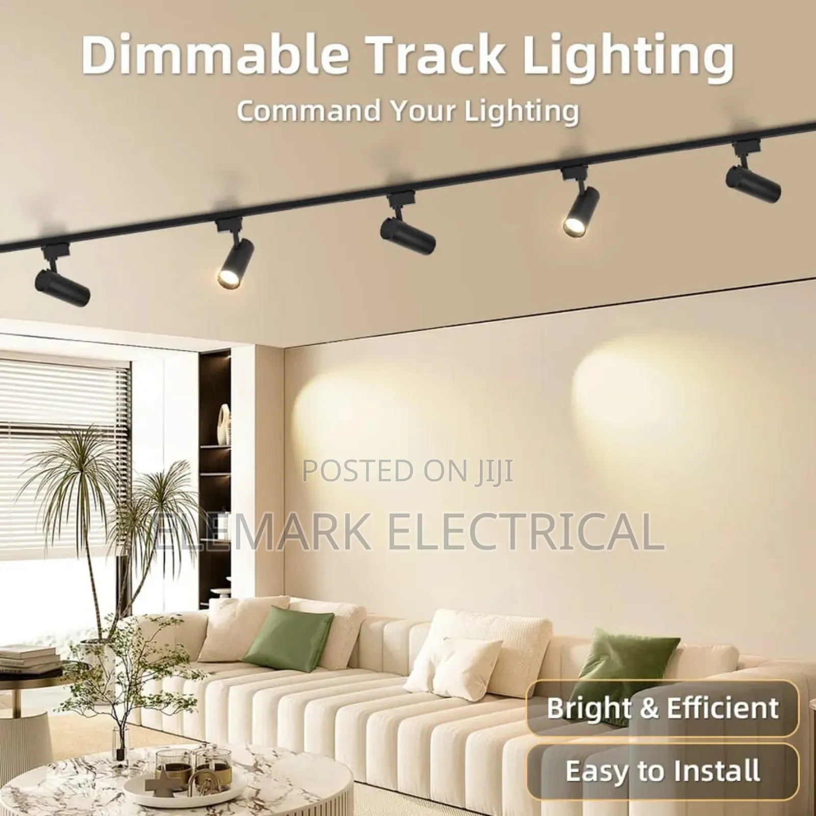 Full Set Led Track Light 20/40/60watts Cob Ceiling Rail