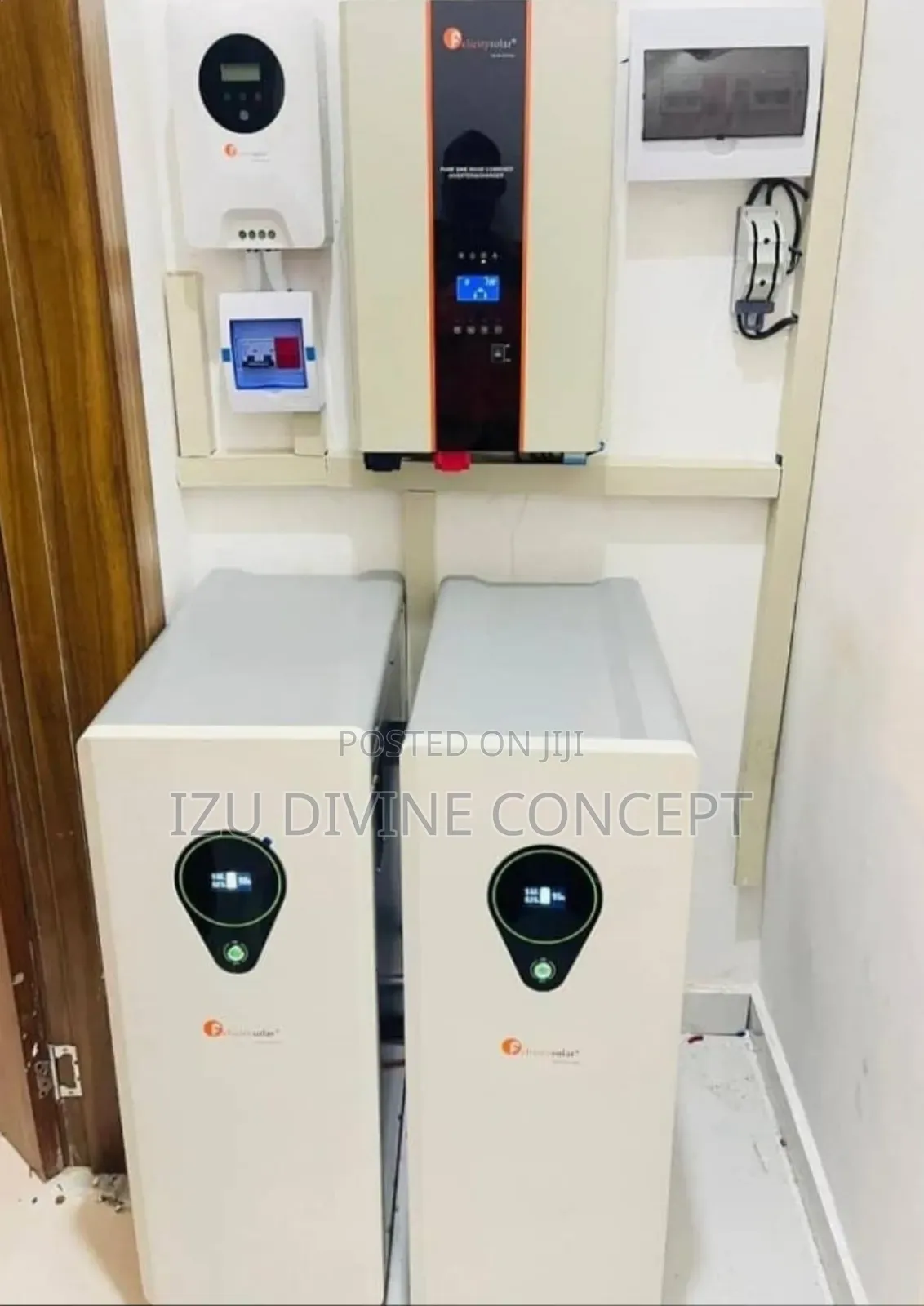 10kva Inverter System Setup/35kwh Battery/ 24pcs_600w