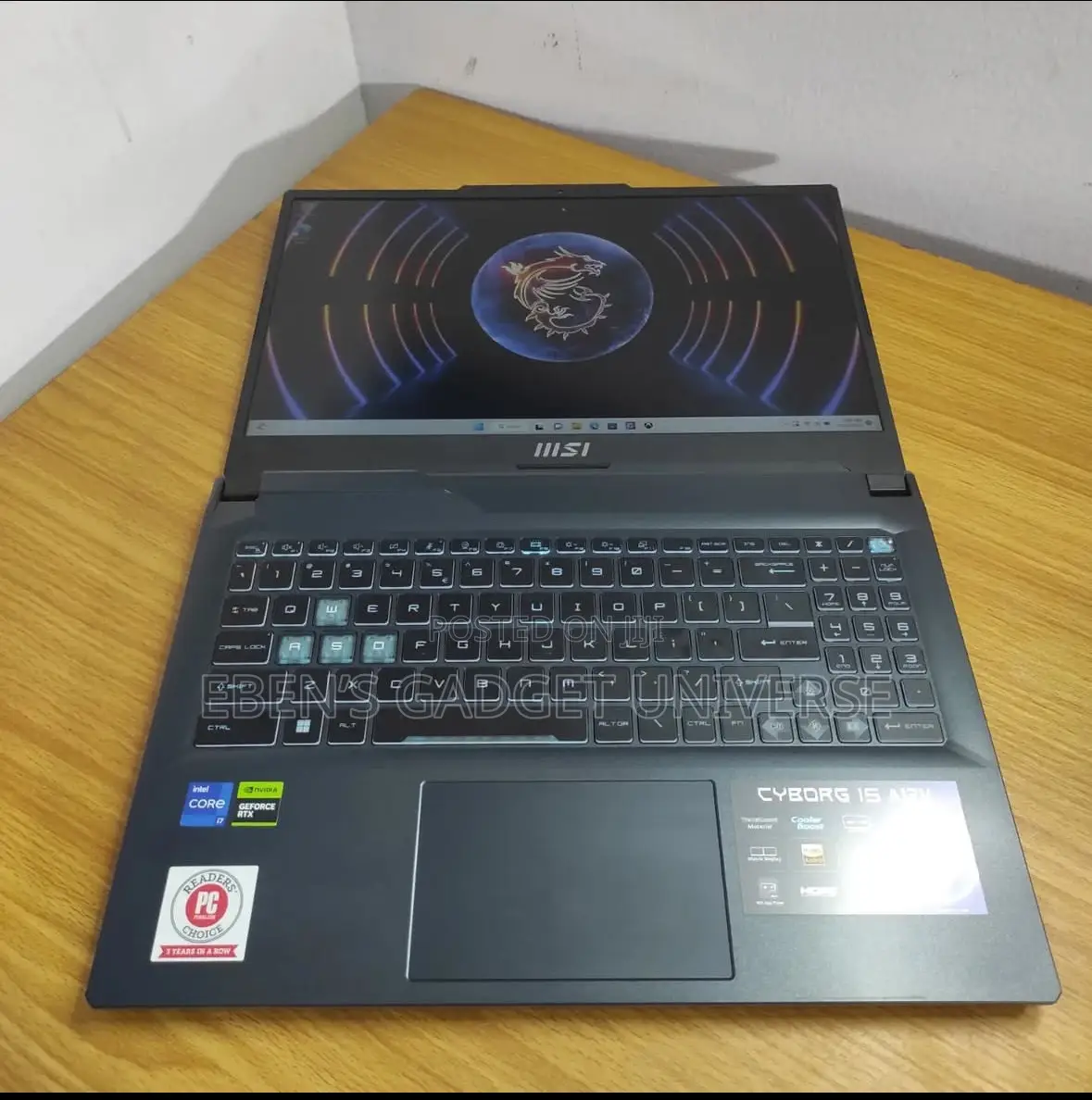 Laptop MSI Cyborg 15 16GB Intel Core I5 SSD 1T