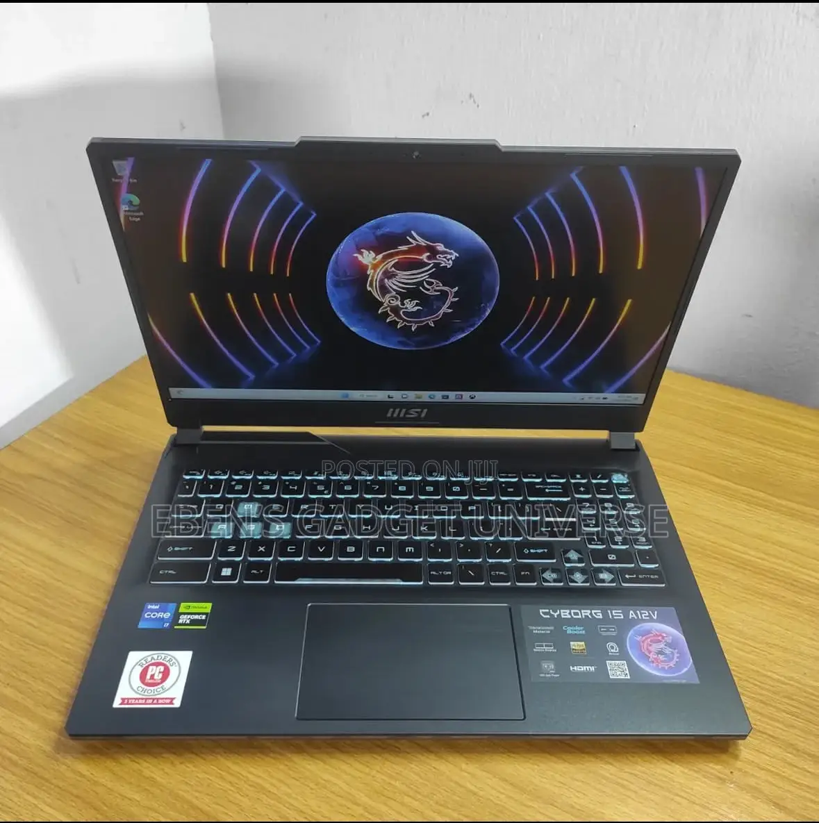 Laptop MSI Cyborg 15 16GB Intel Core I5 SSD 1T