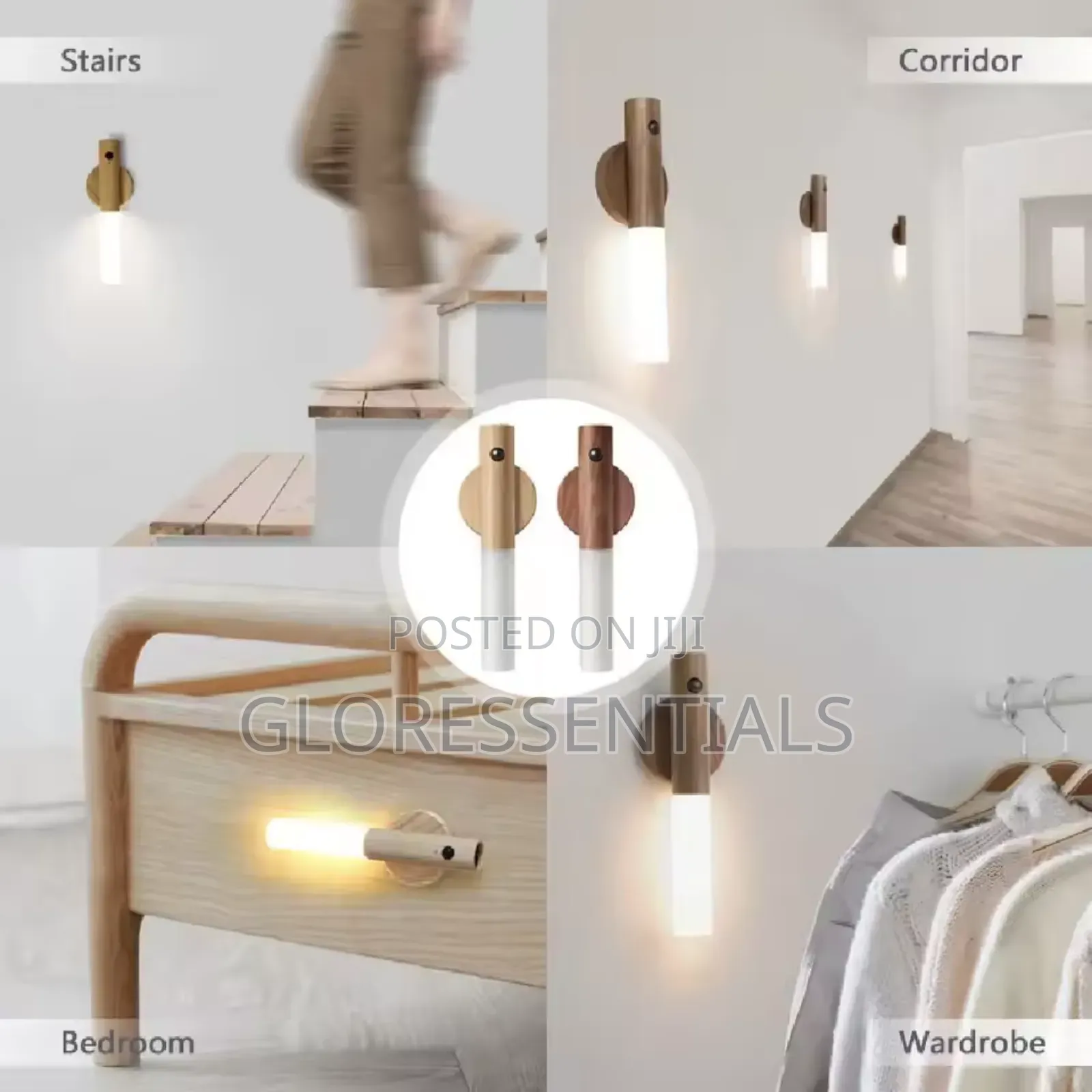 Motion Sensor Led Night Light Body Induction Wall Lamp Usb