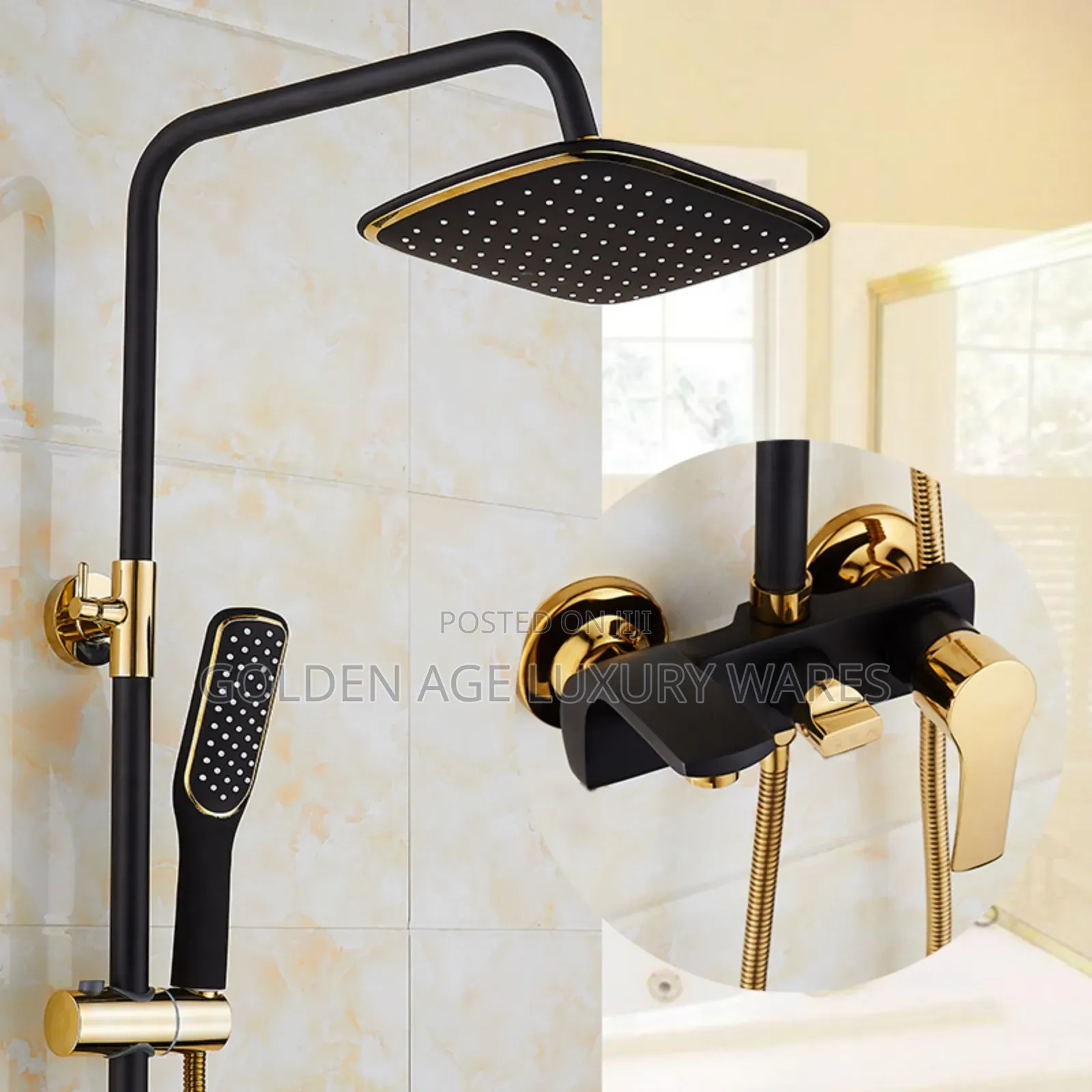 Black and Gold Cobra Shoeer