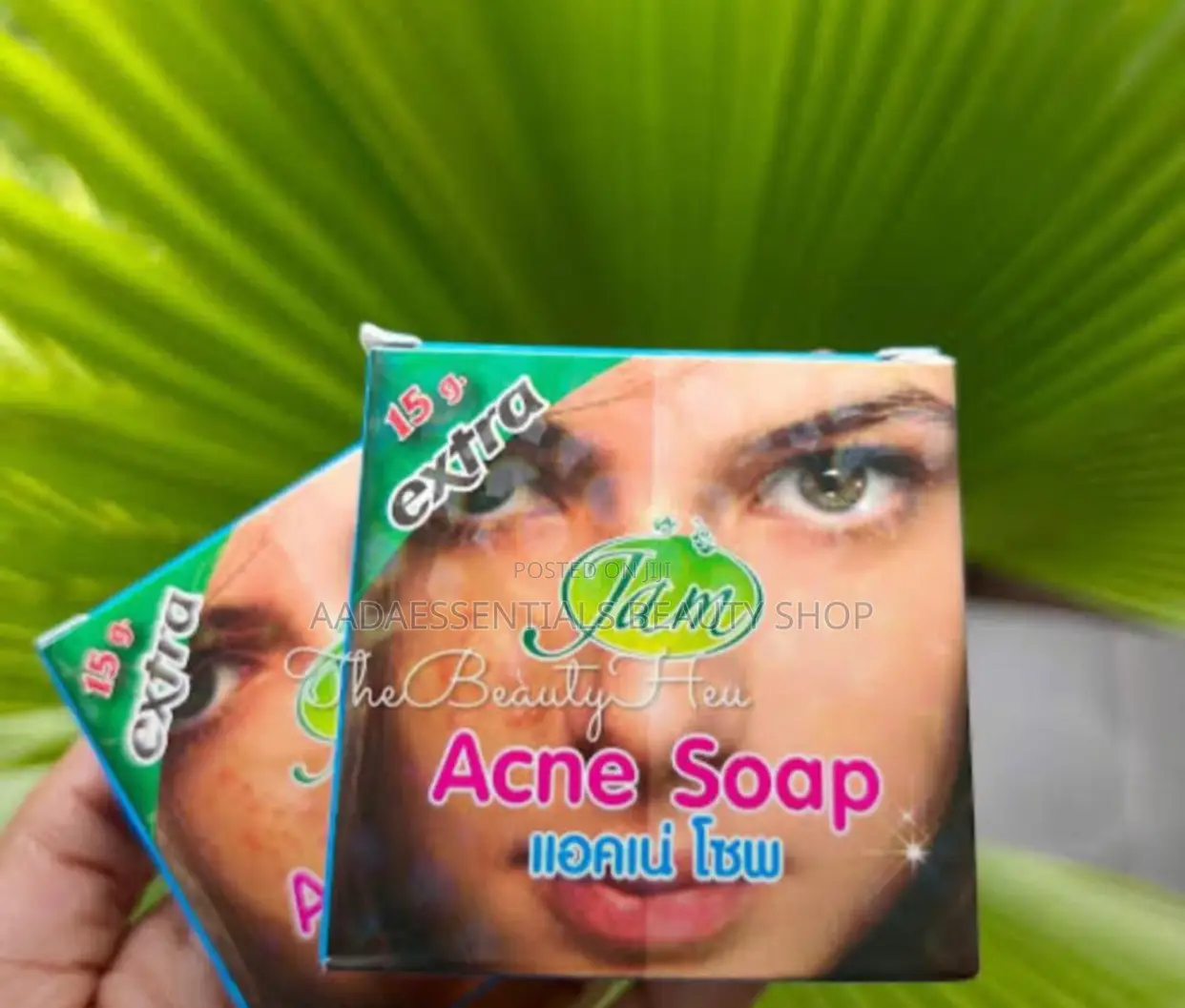 Jam Acne Herbal Soap for Acne,Dark Spots,Blemish Controlsoap