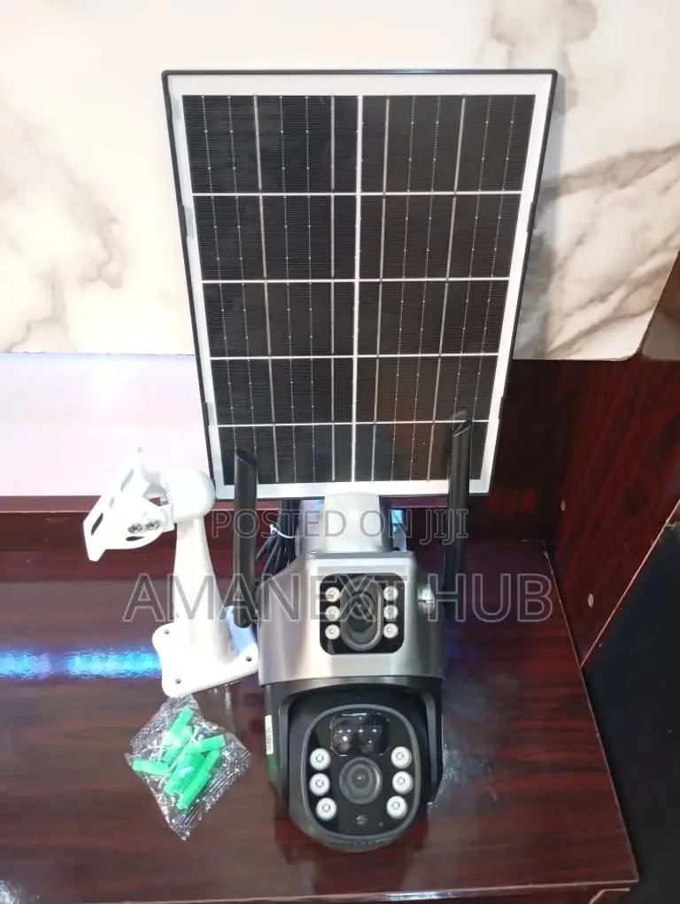 Dual Lens Solar/Rechargeable Ptz Camera
