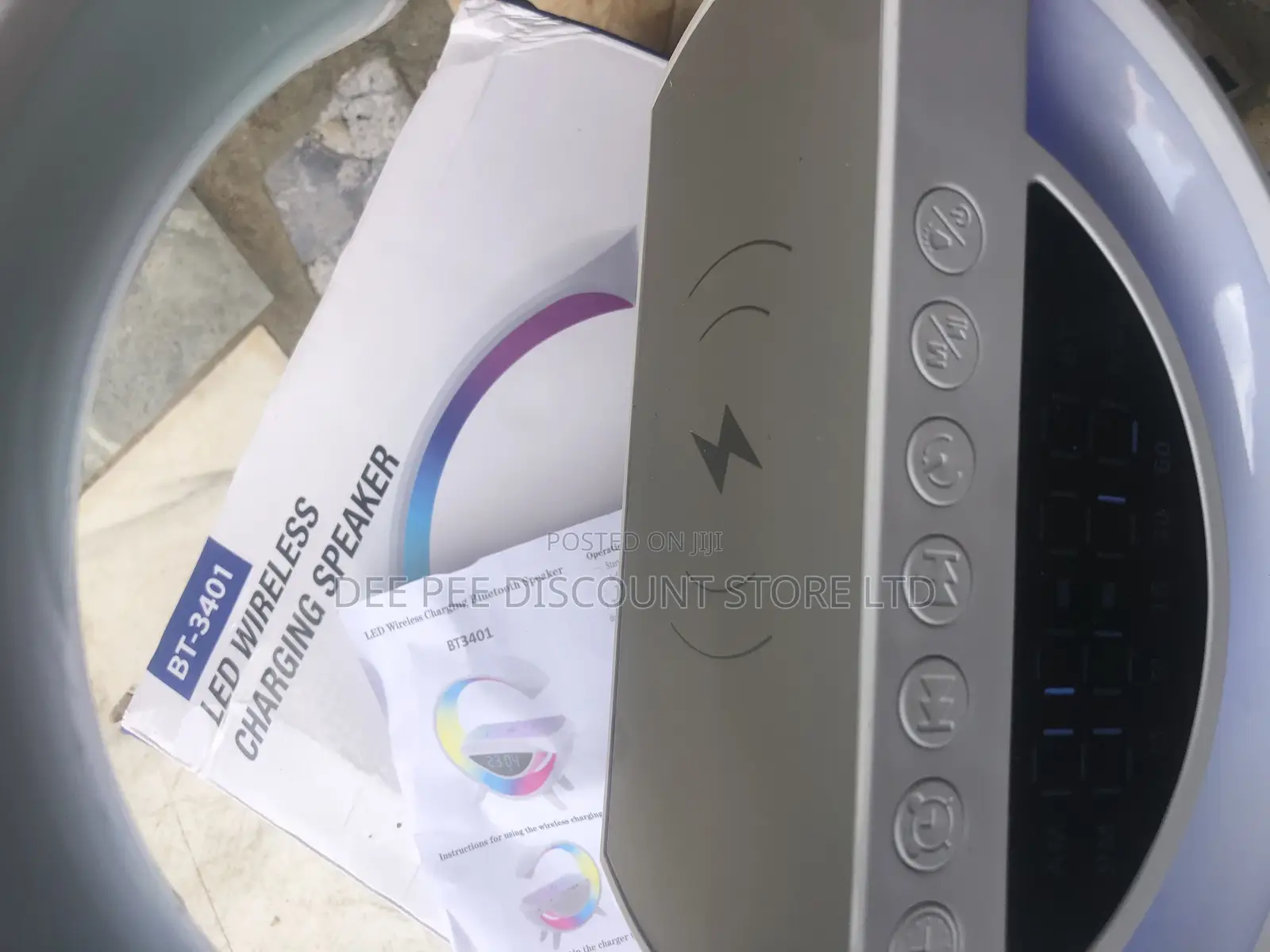 Rechargeable Led Wireless Charging Speaker