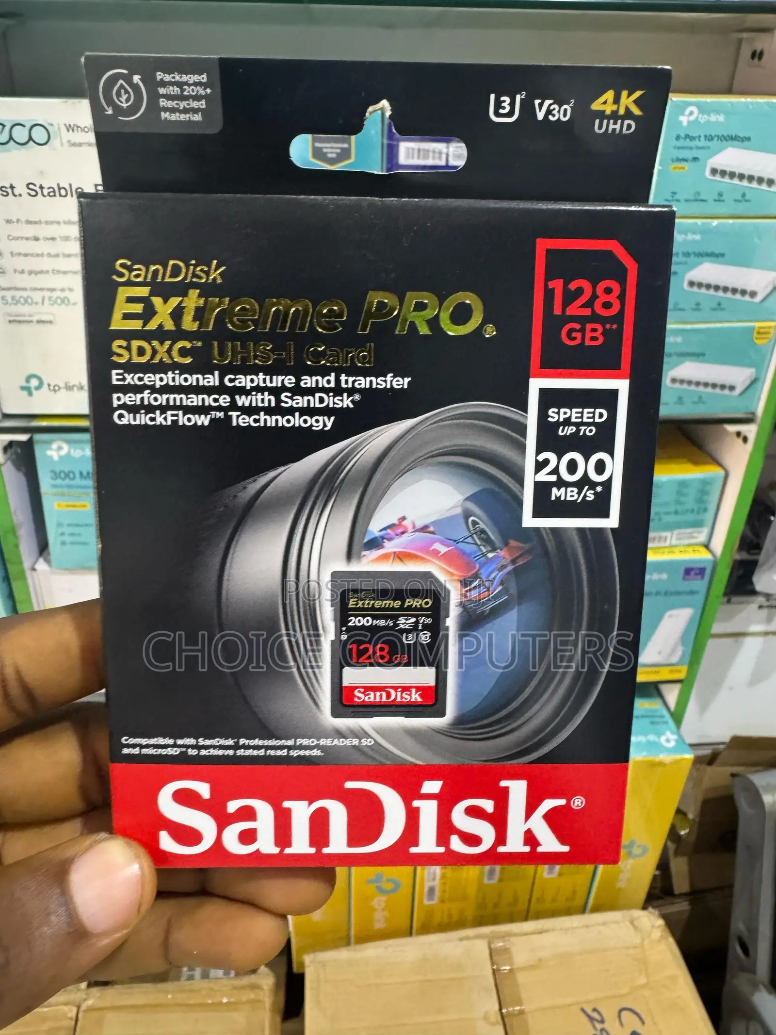 Sandisk 128gb Extreme Pro Uhs-i Sdxc Memory Card