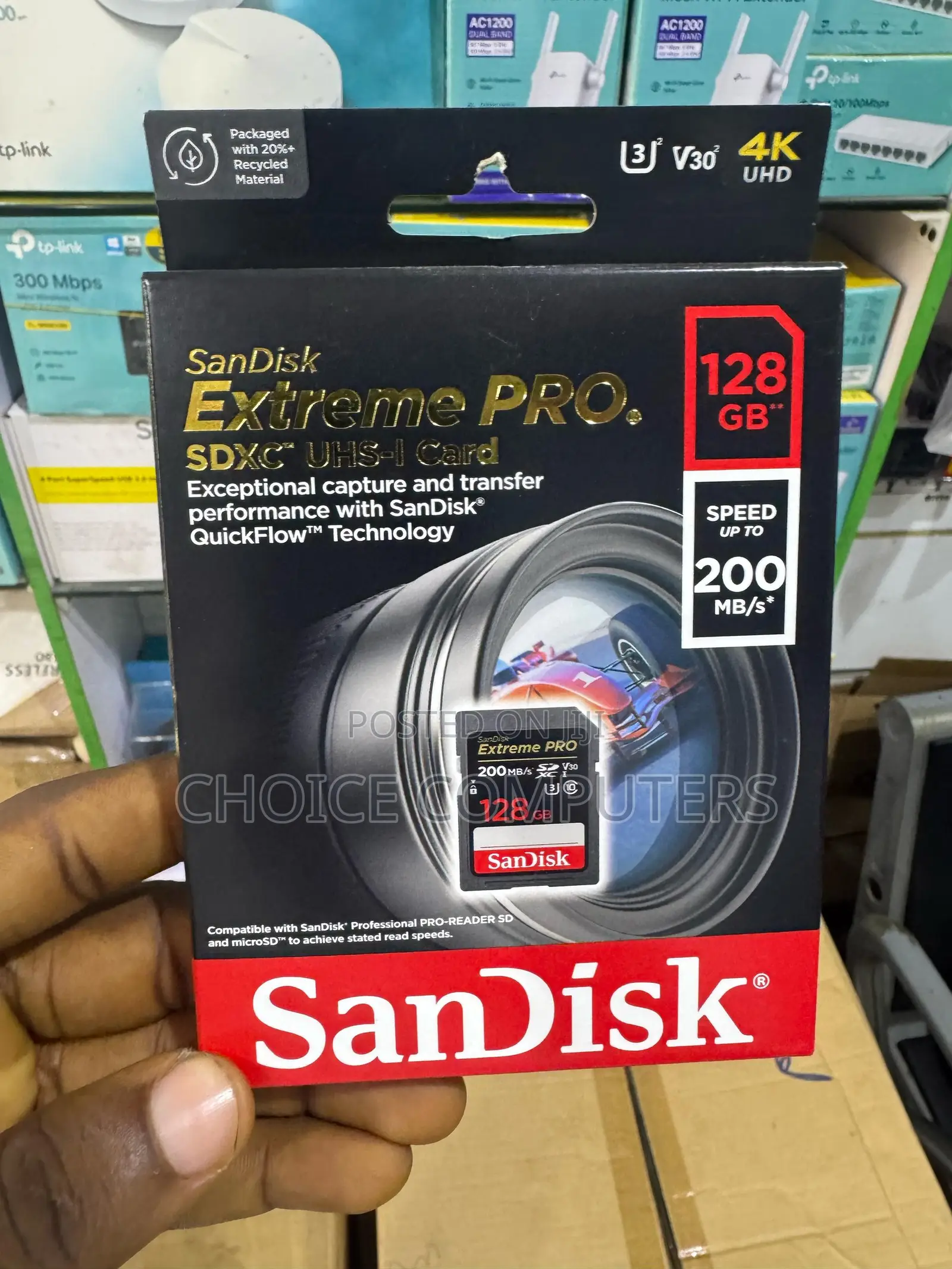 Sandisk 128gb Extreme Pro Uhs-i Sdxc Memory Card
