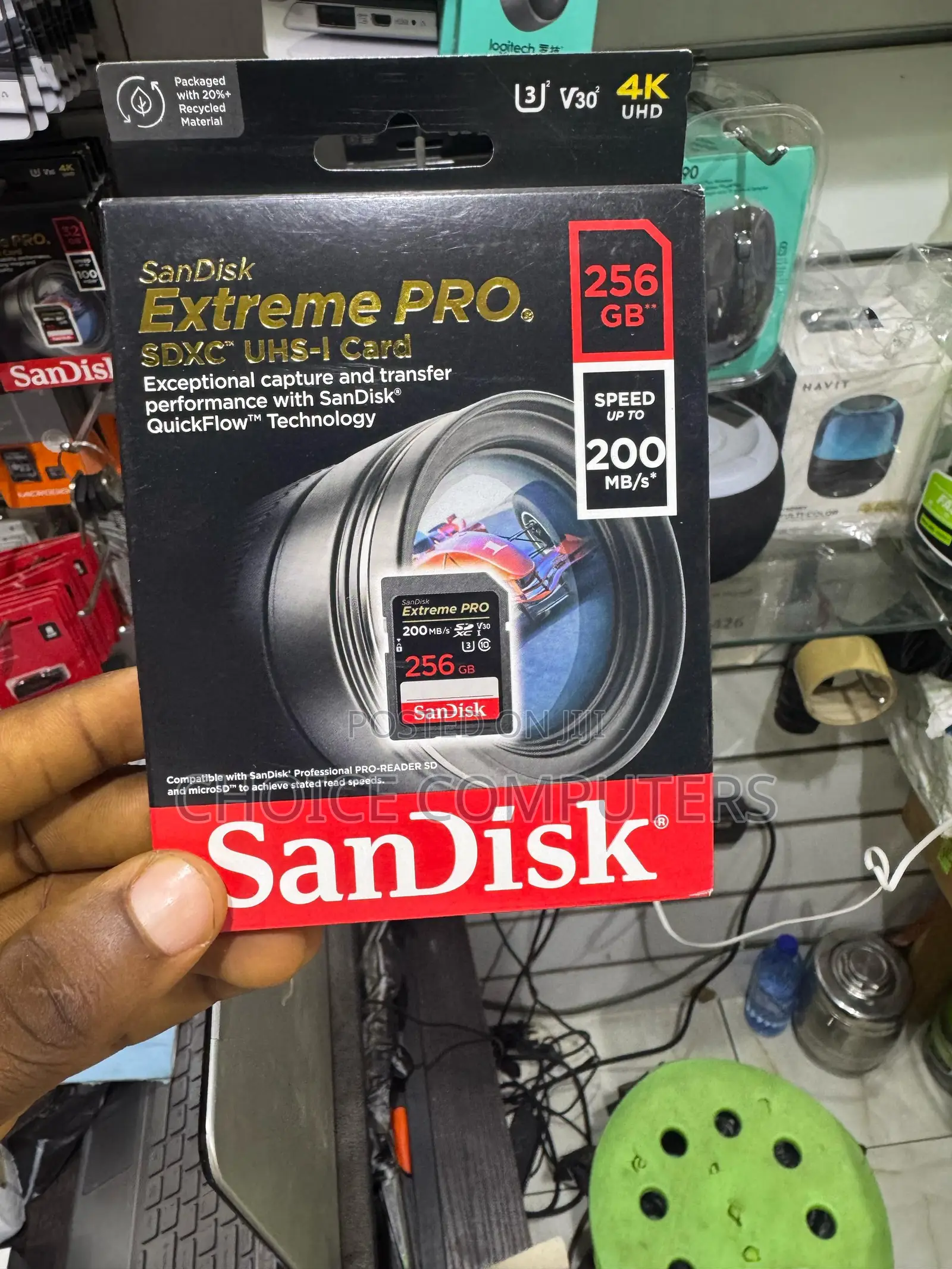 Sandisk 256gb Extreme Pro Uhs-i Sdxc Memory Card
