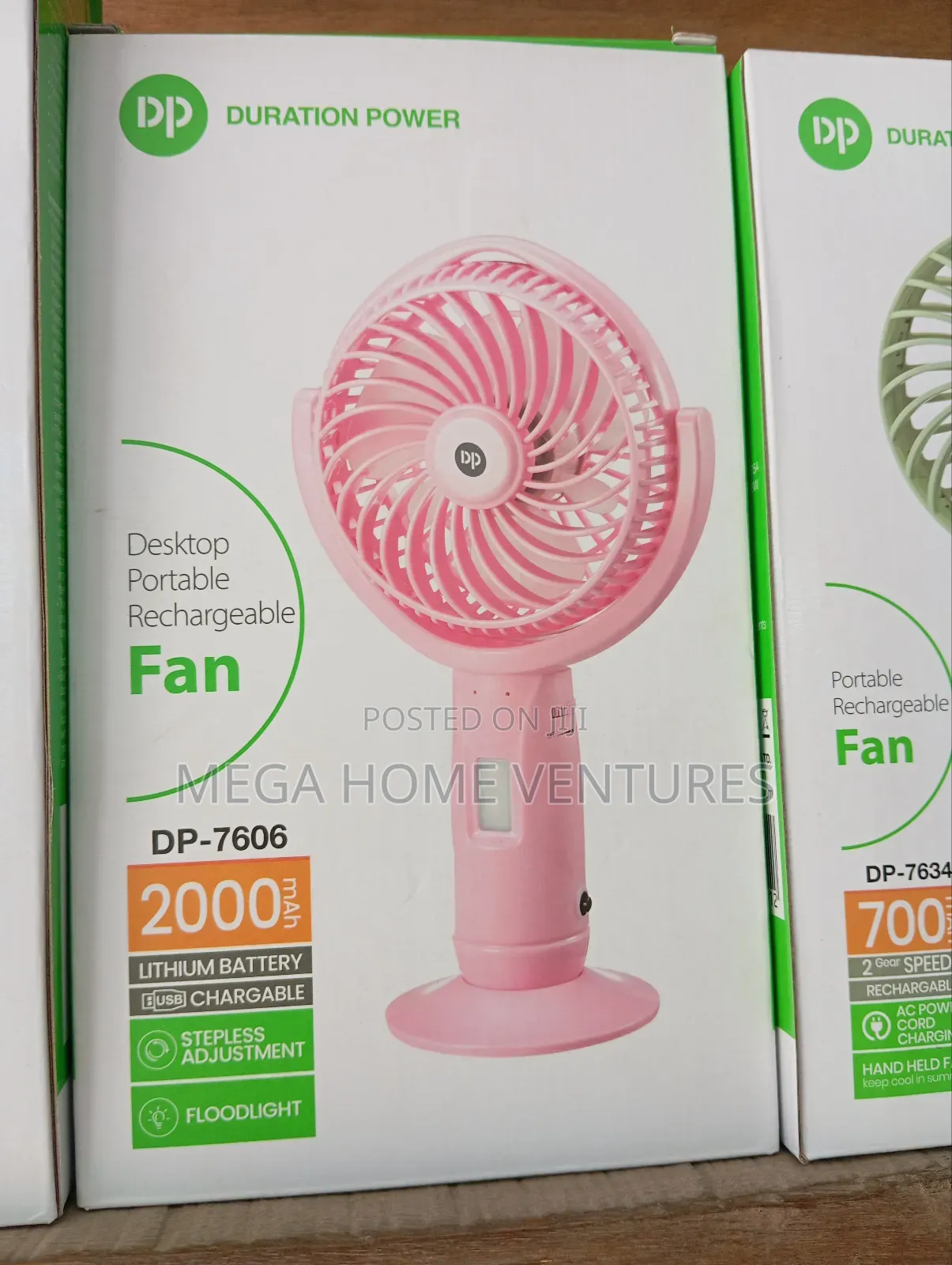 Portable Dp Rechargeable Fan