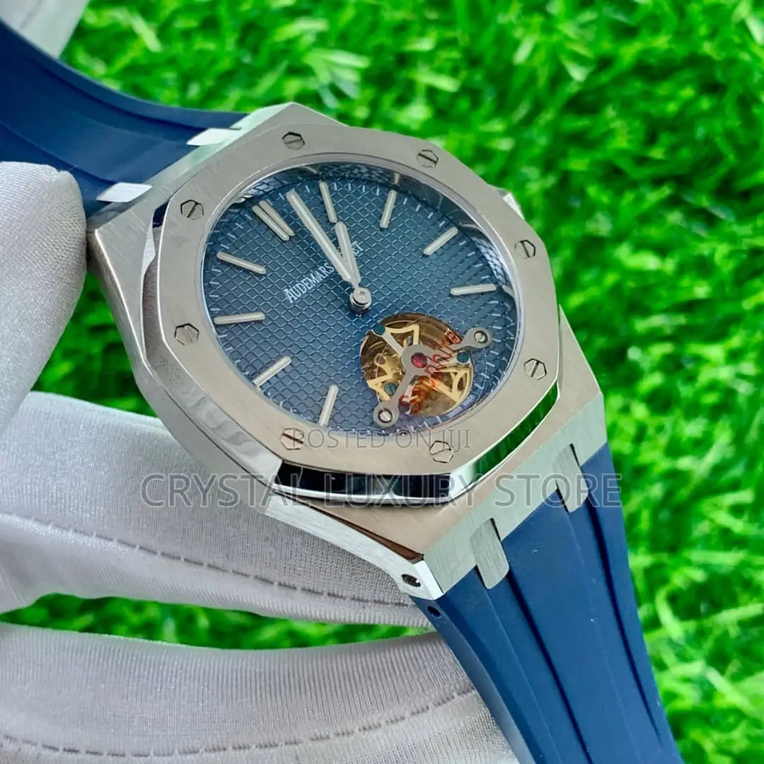 Audemars Piguet Quality Luxury Men Rubber Strap Wristwatch