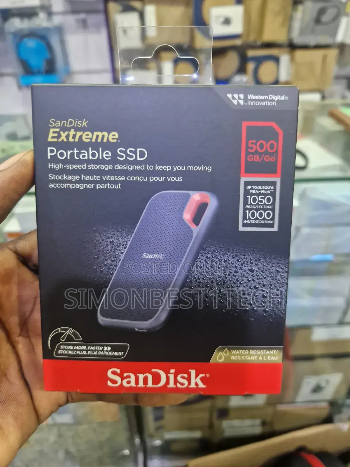 Portable SSD Hard Drive Sandisk 500gb