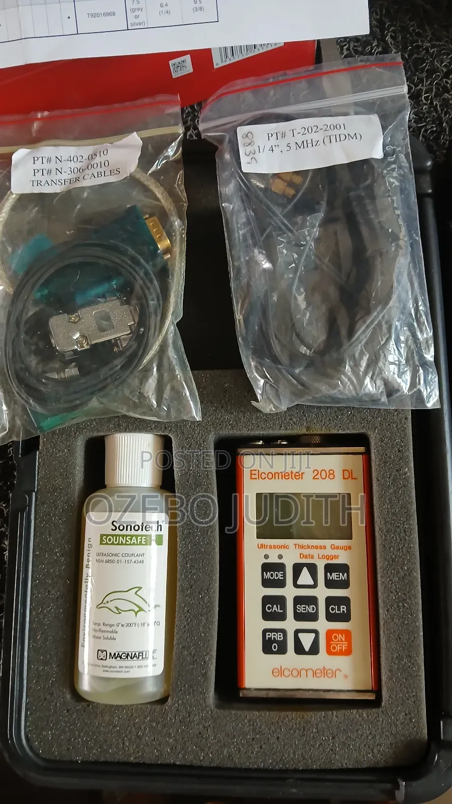 Elcometer 208dl Ultraspnic Thickness Guage