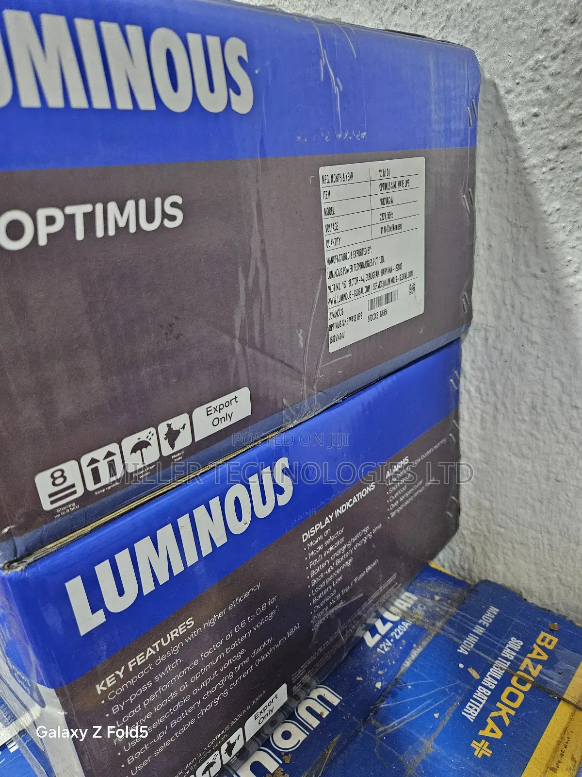 Luminous Inverter 1.6kva 24v Available