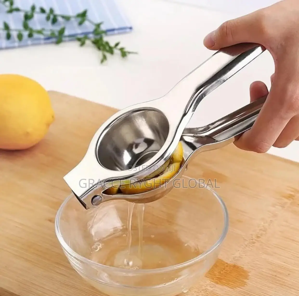 Stainless Steel Manual Hand Press Lemon Squeezer